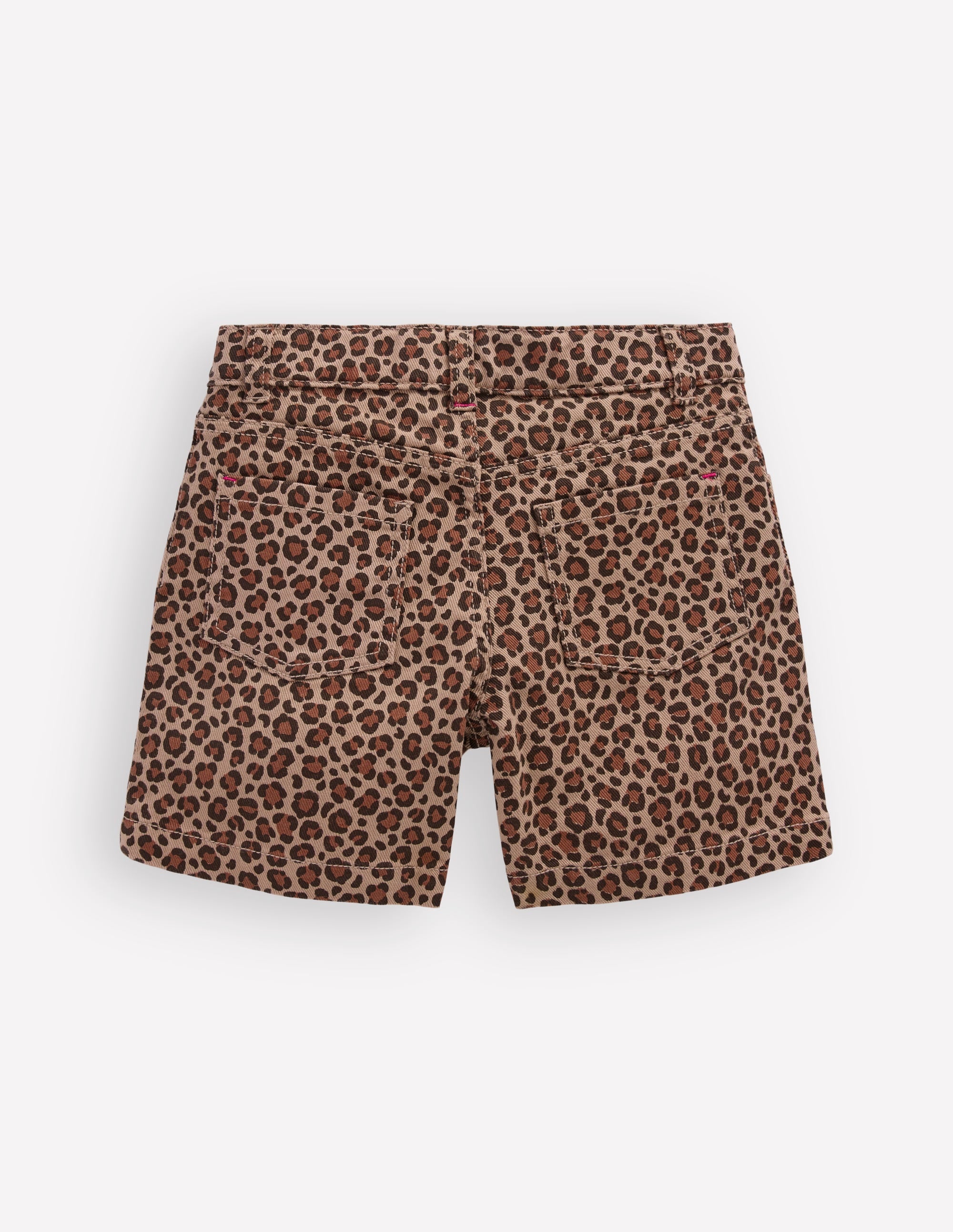 Jeansshorts-Mohair, Leopardenmuster - Image 2