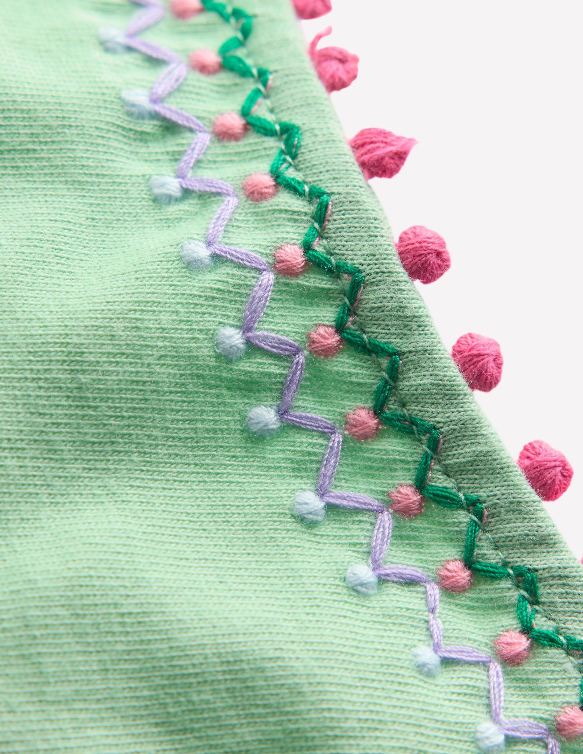 T-Shirt mit Puffärmeln-Pistaziengrün - Image 3