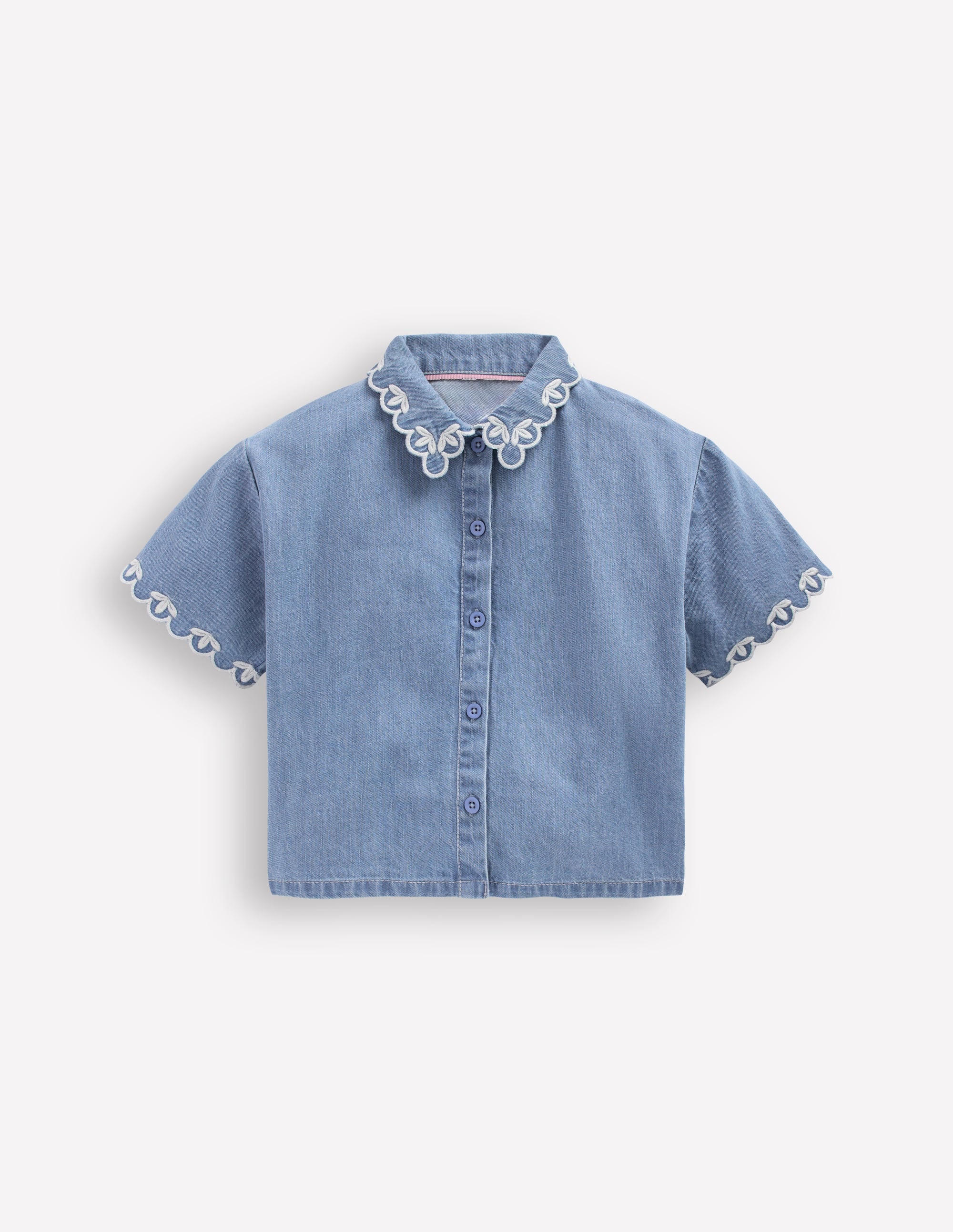 Short Sleeve Relaxed Shirt-Mid Vintage - Image 1