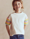 Top fun en tulle-Blanc