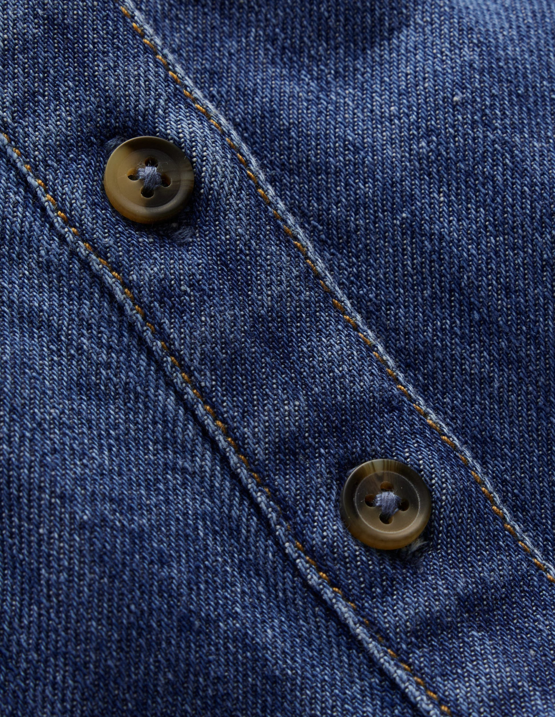Gestuftes Hemdblusenkleid-Blau, Faux-Uni-4