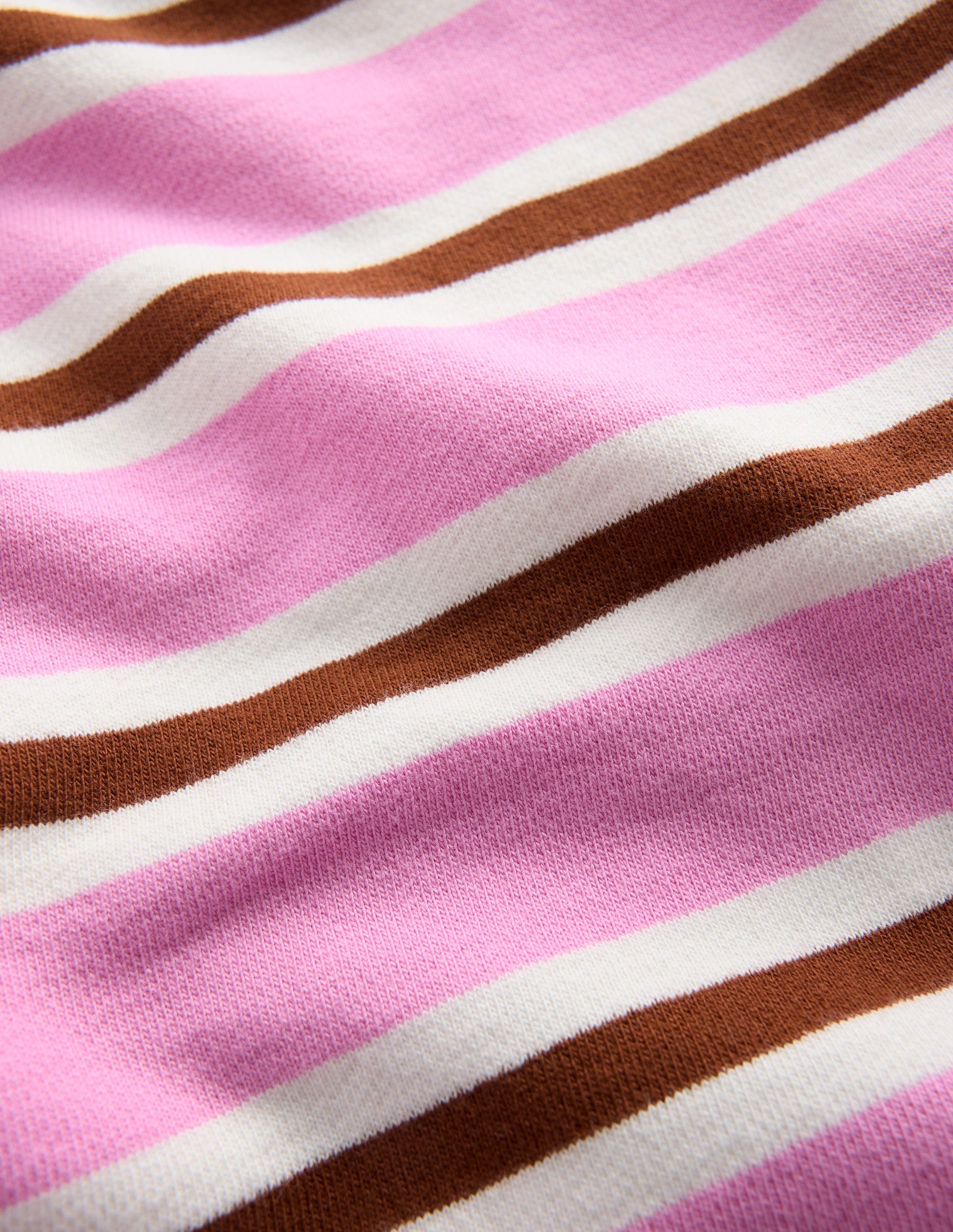 Kurzärmliges Sweatshirt-Wasserlilie Rosa/Rotbraun-3