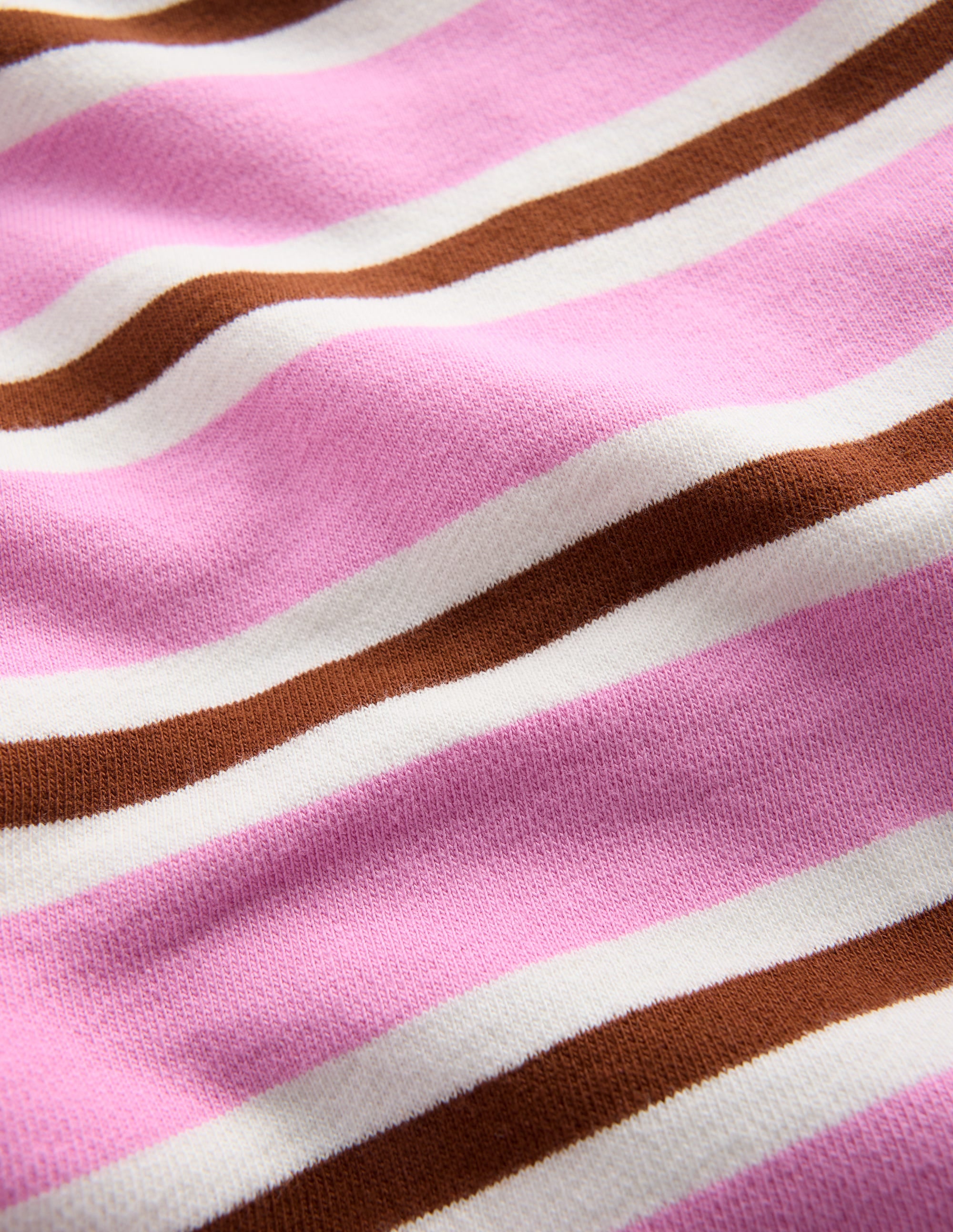 Kurzärmliges Sweatshirt-Wasserlilie Rosa/Rotbraun - Image 3