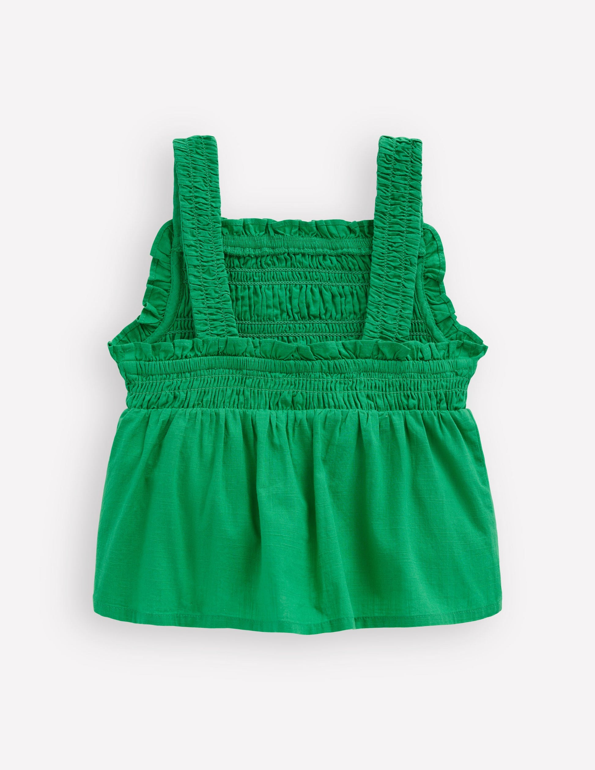 Verziertes Oberteil mit Trägern-Baumgrün-3