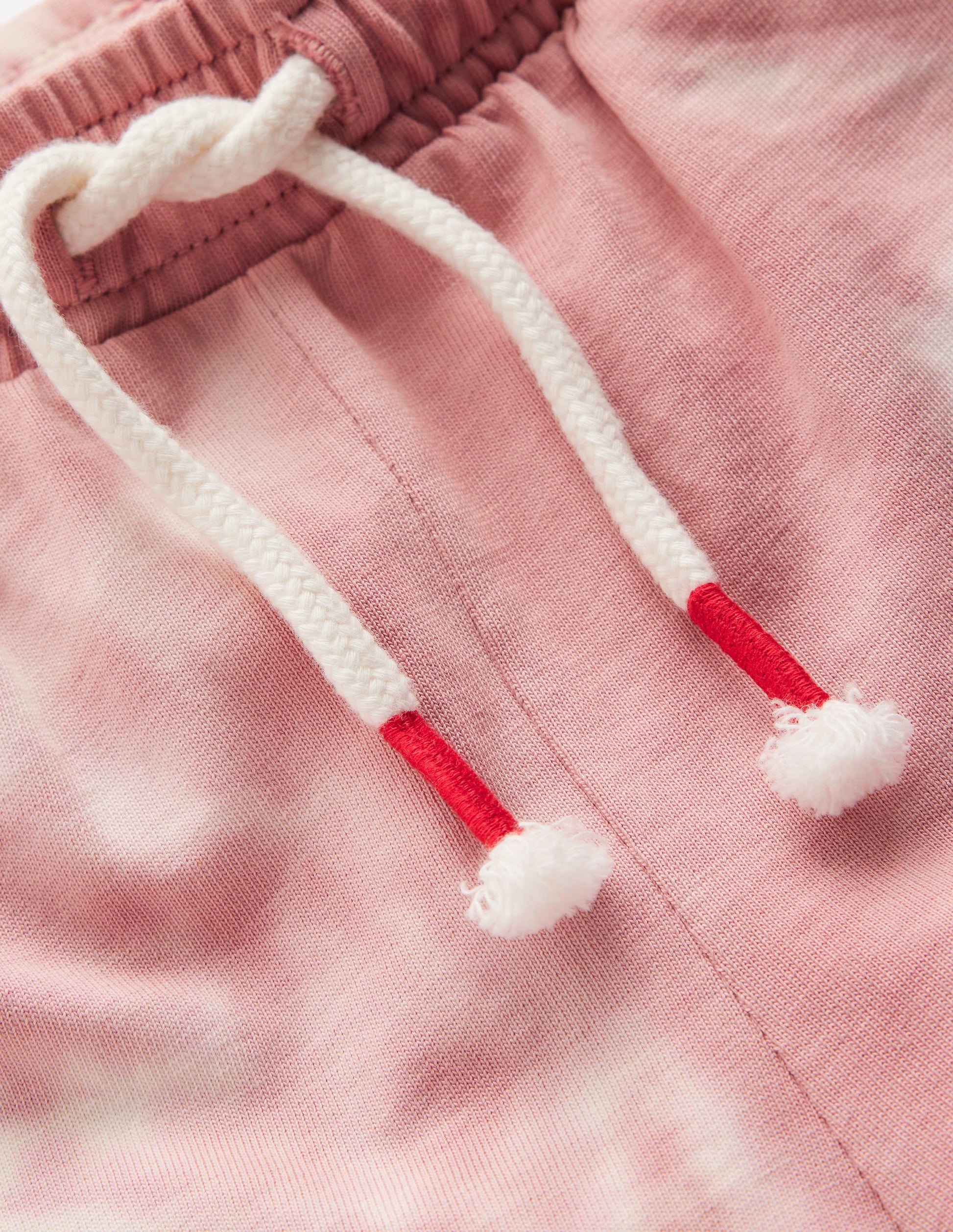 Short avec logo tie and dye-Rose vintage-3