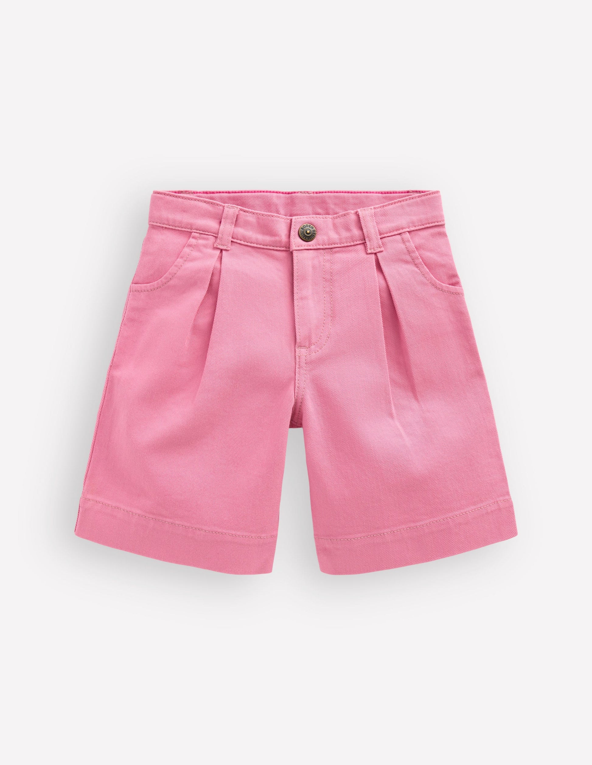 Lange Jeans-Shorts-Kaugummi-Rosa-1