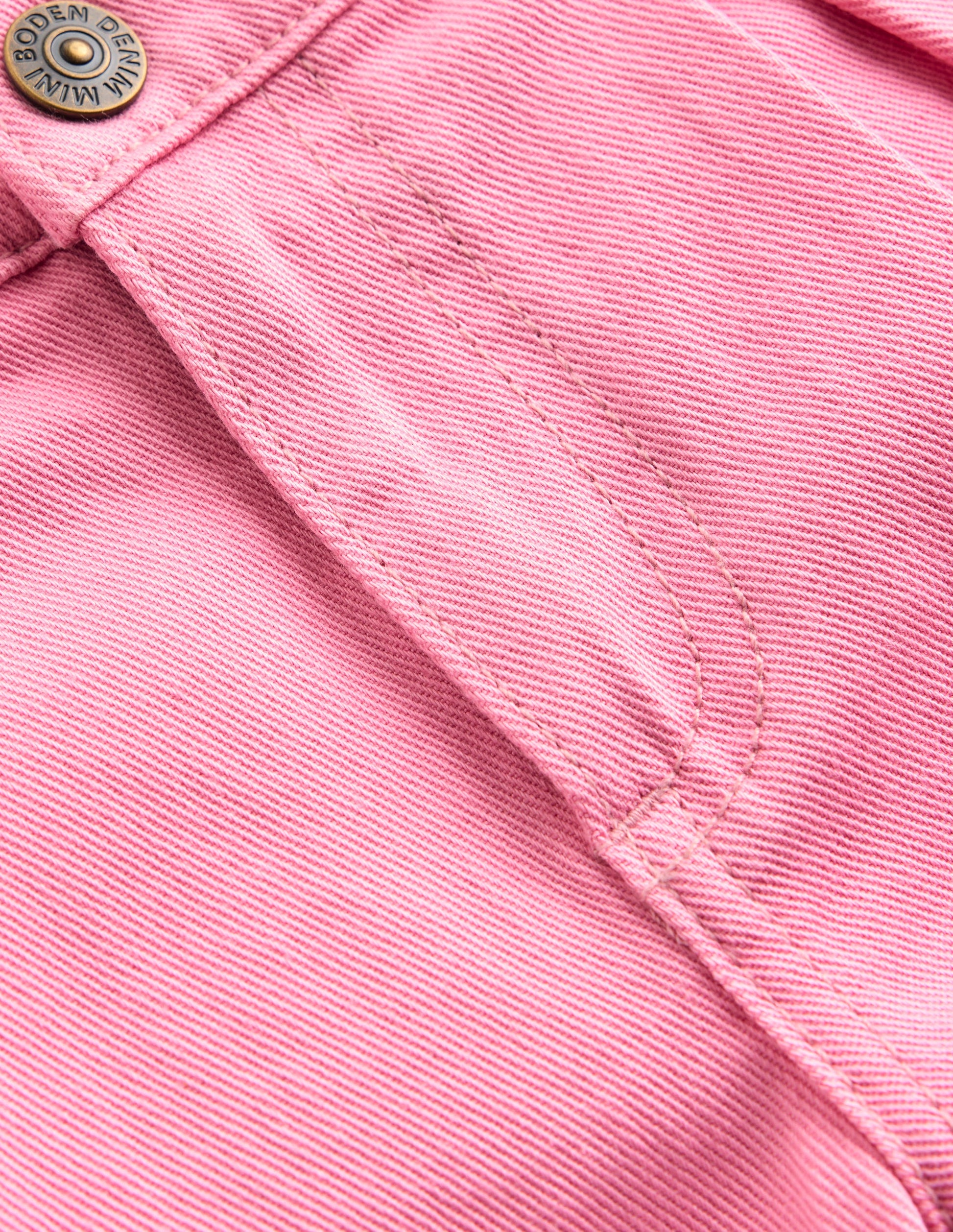 Lange Jeans-Shorts-Kaugummi-Rosa-3