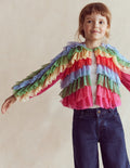 Rainbow Tulle Jacket-Multi Rainbow