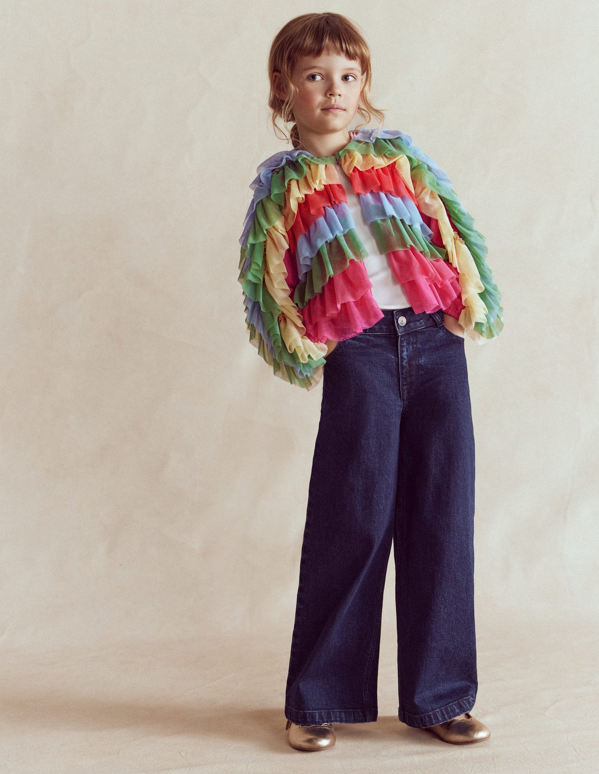 Tülljacke in Regenbogenfarben-Arc-en-ciel multi-2