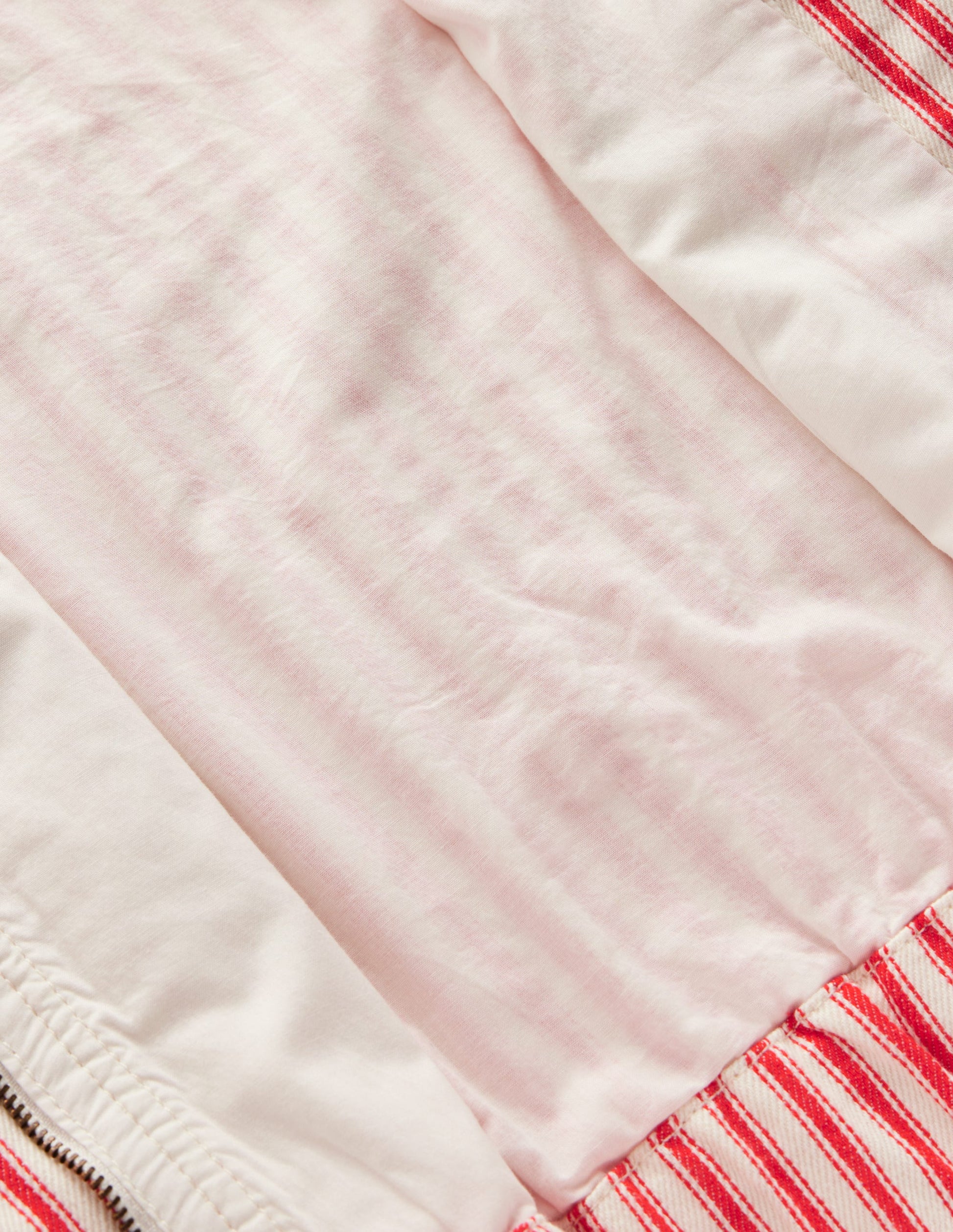 Twill bomber jacket-Poppy Red Tram Stripe-5