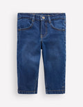 Caprihose-Denim Mittlere Waschung