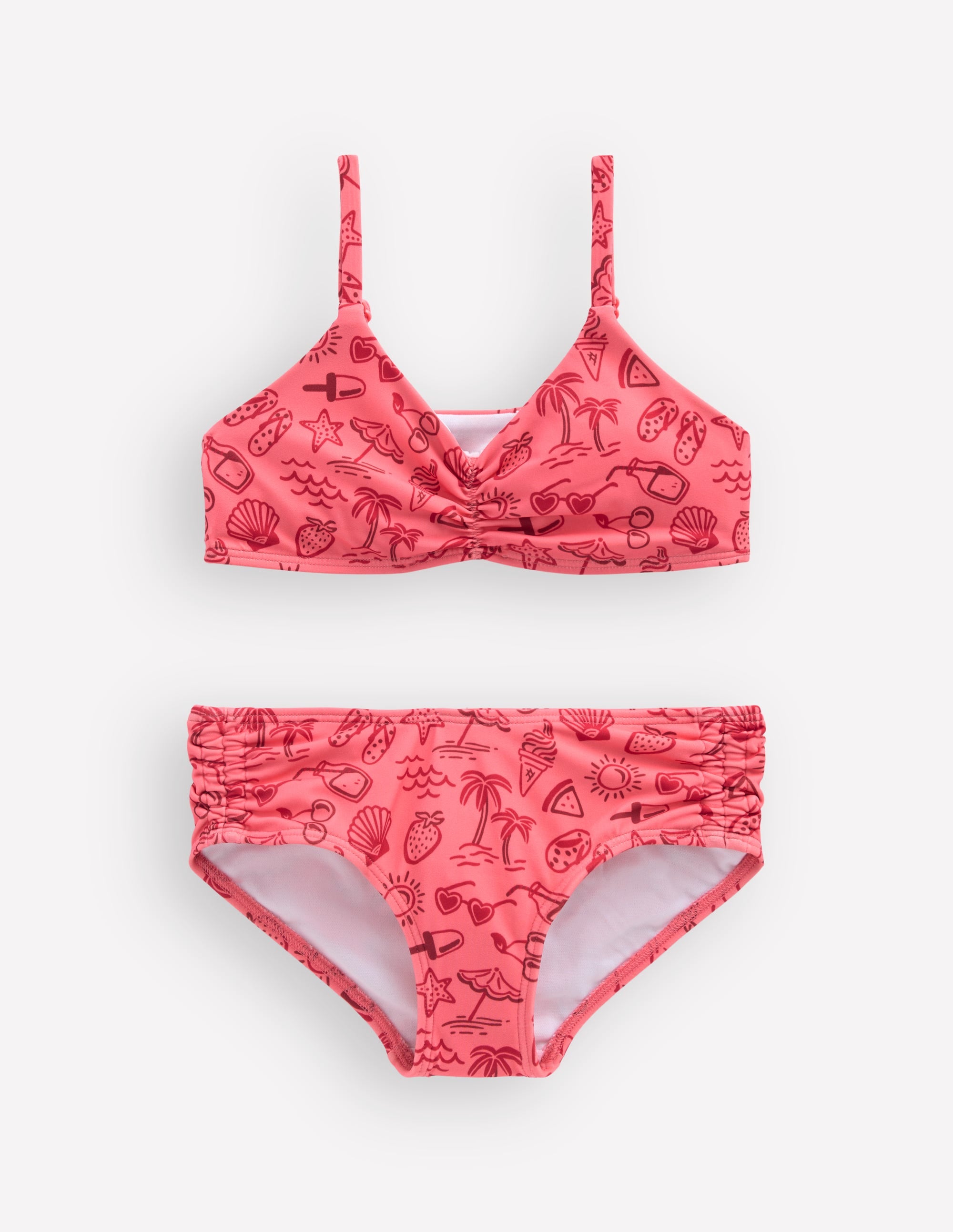 Geraffter Bikini-Rosa Ferien - Image 1