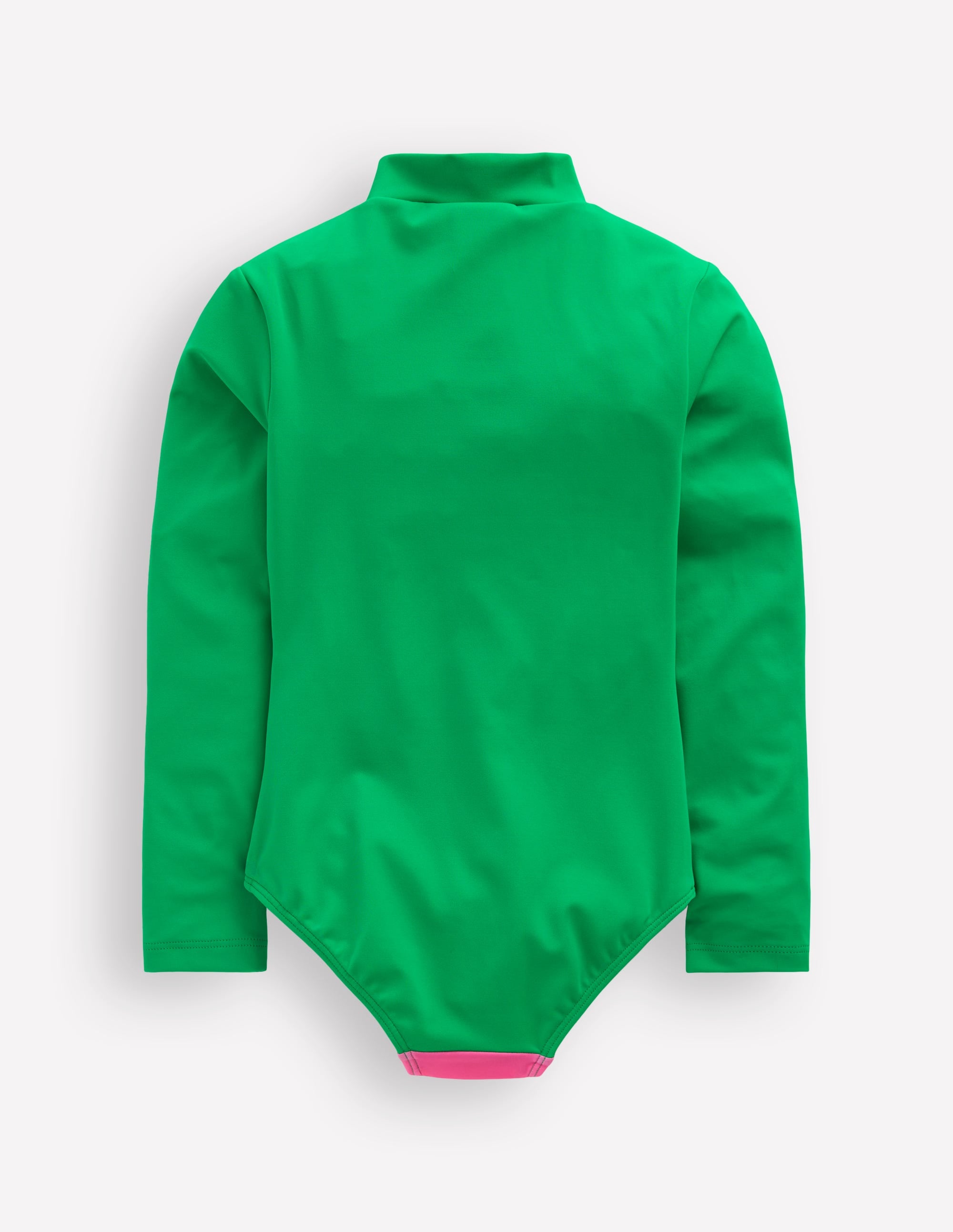Maillot de bain fun à manches longues-Poisson émeraude vif - Image 2