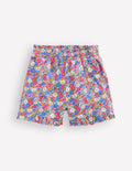 Joli short en jersey-Motif floral nautique rose festival