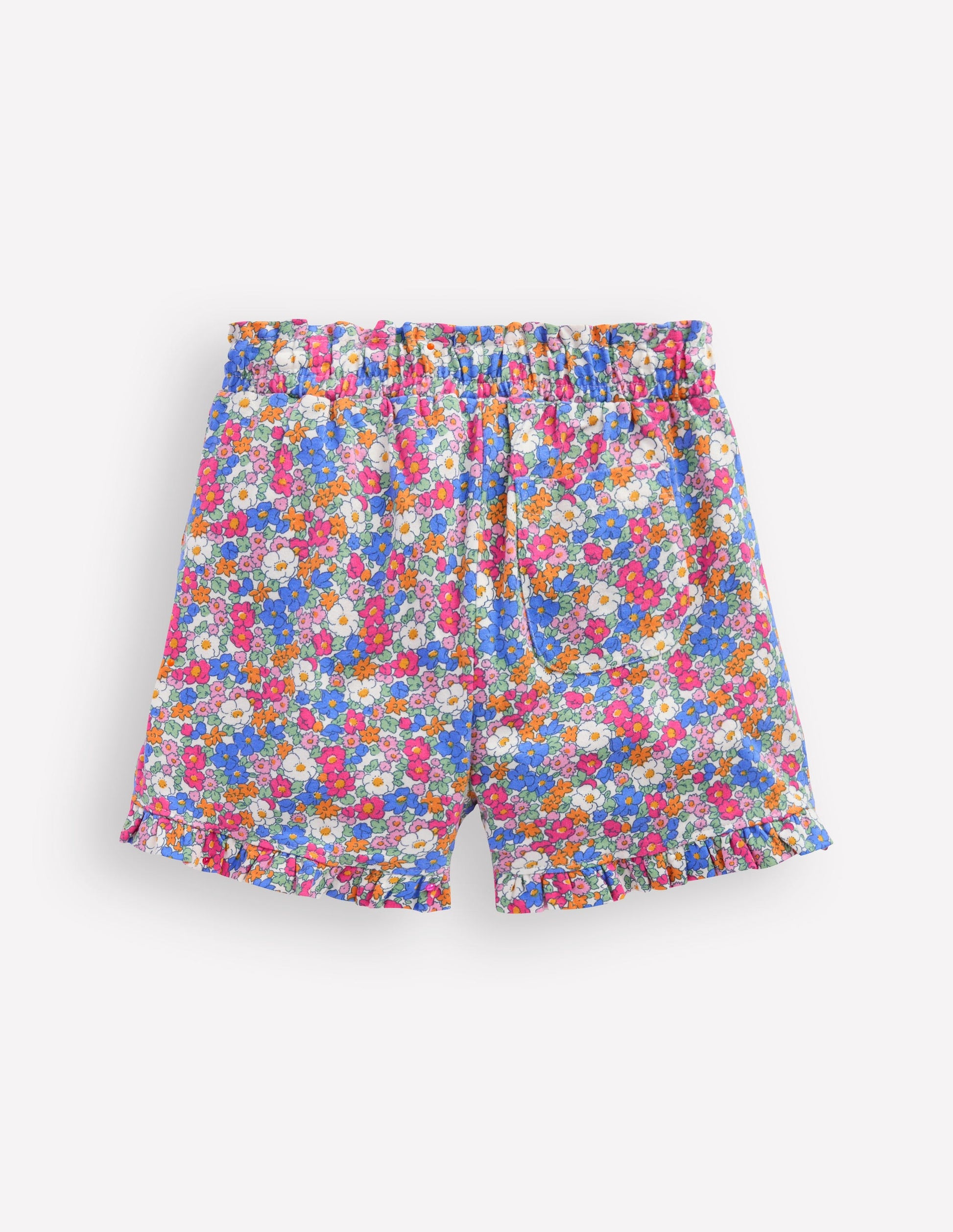 Hübsche Jersey-Shorts-Festival Rosa Maritim Floral-2