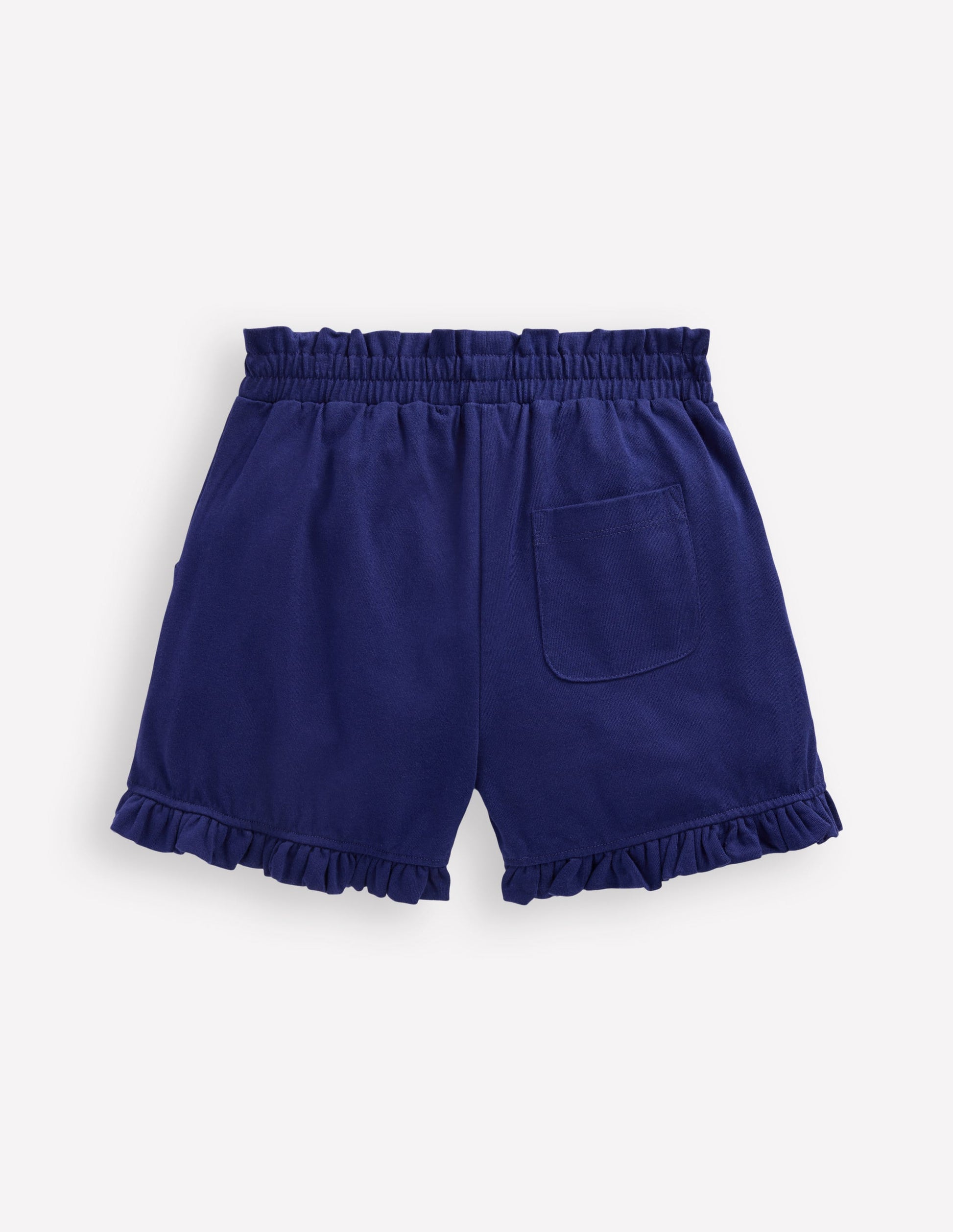 Joli short en jersey-Bleu marine-2