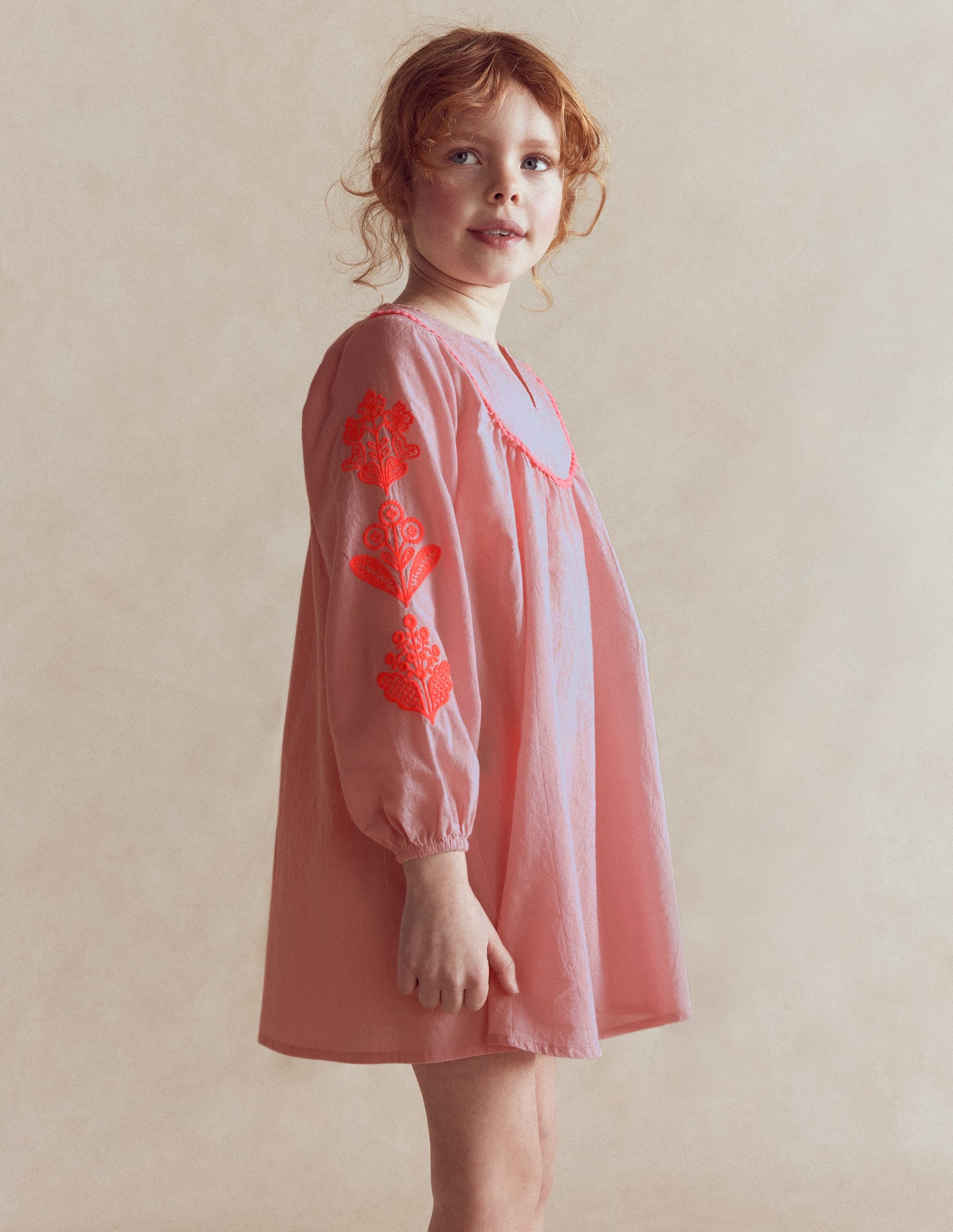 Swim Kaftan-Vintage Pink - Image 1