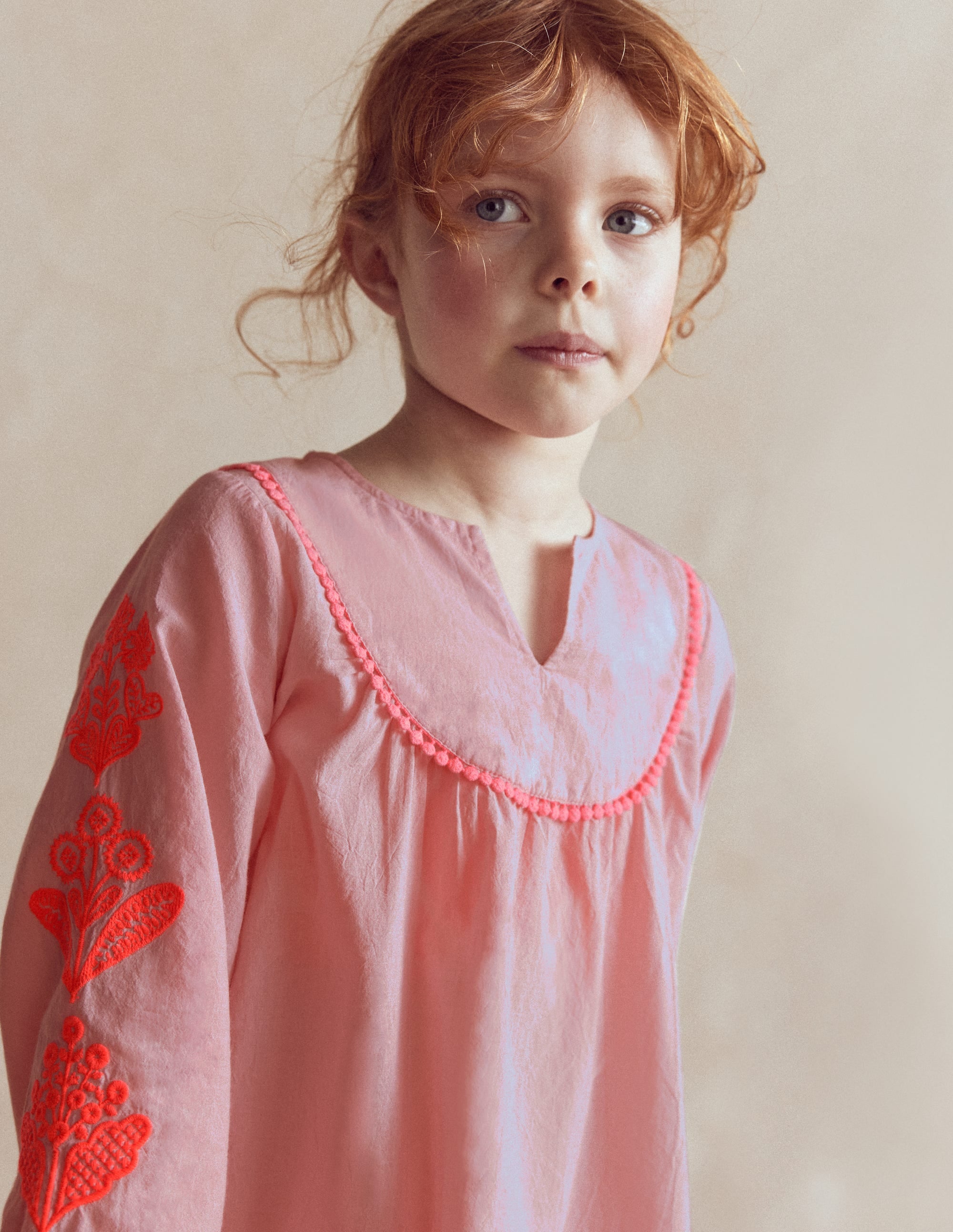 Swim Kaftan-Vintage Pink - Image 2