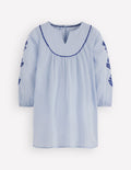 Strand-Kaftan-Nebelblau