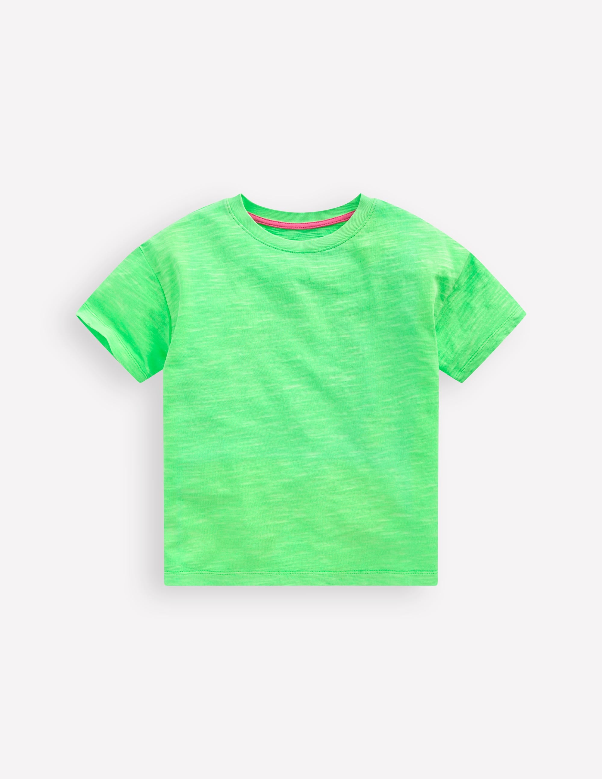 Lockeres T-Shirt in Neonfarben-Neongrün - Image 1
