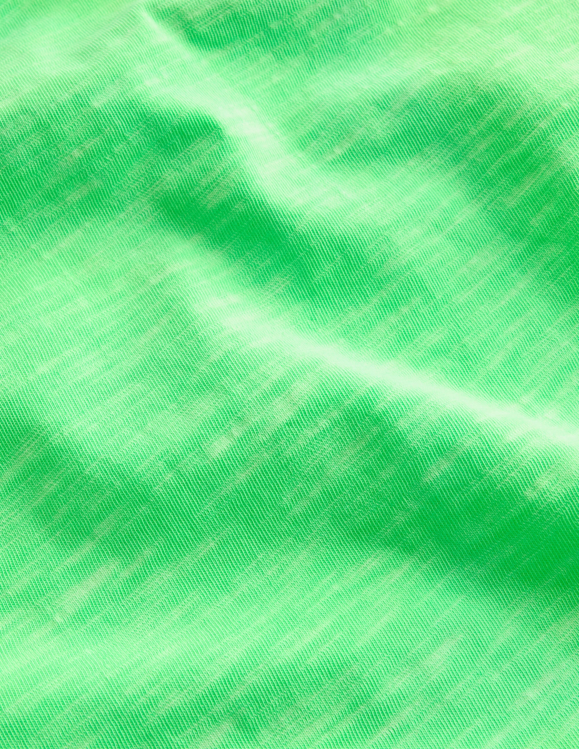 Lockeres T-Shirt in Neonfarben-Neongrün - Image 3