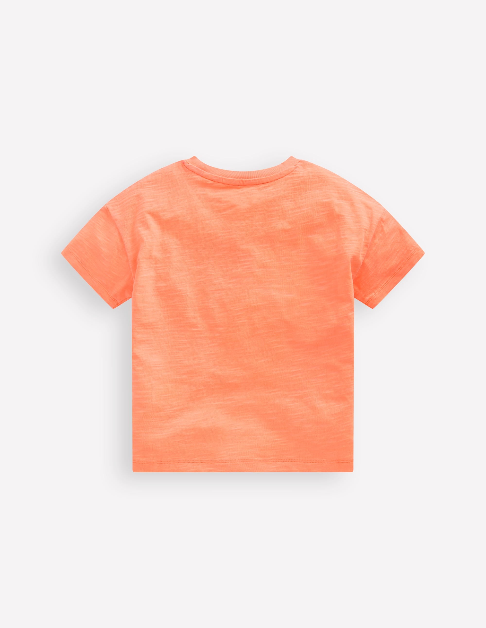 Lockeres T-Shirt in Neonfarben-Neonorange - Image 2