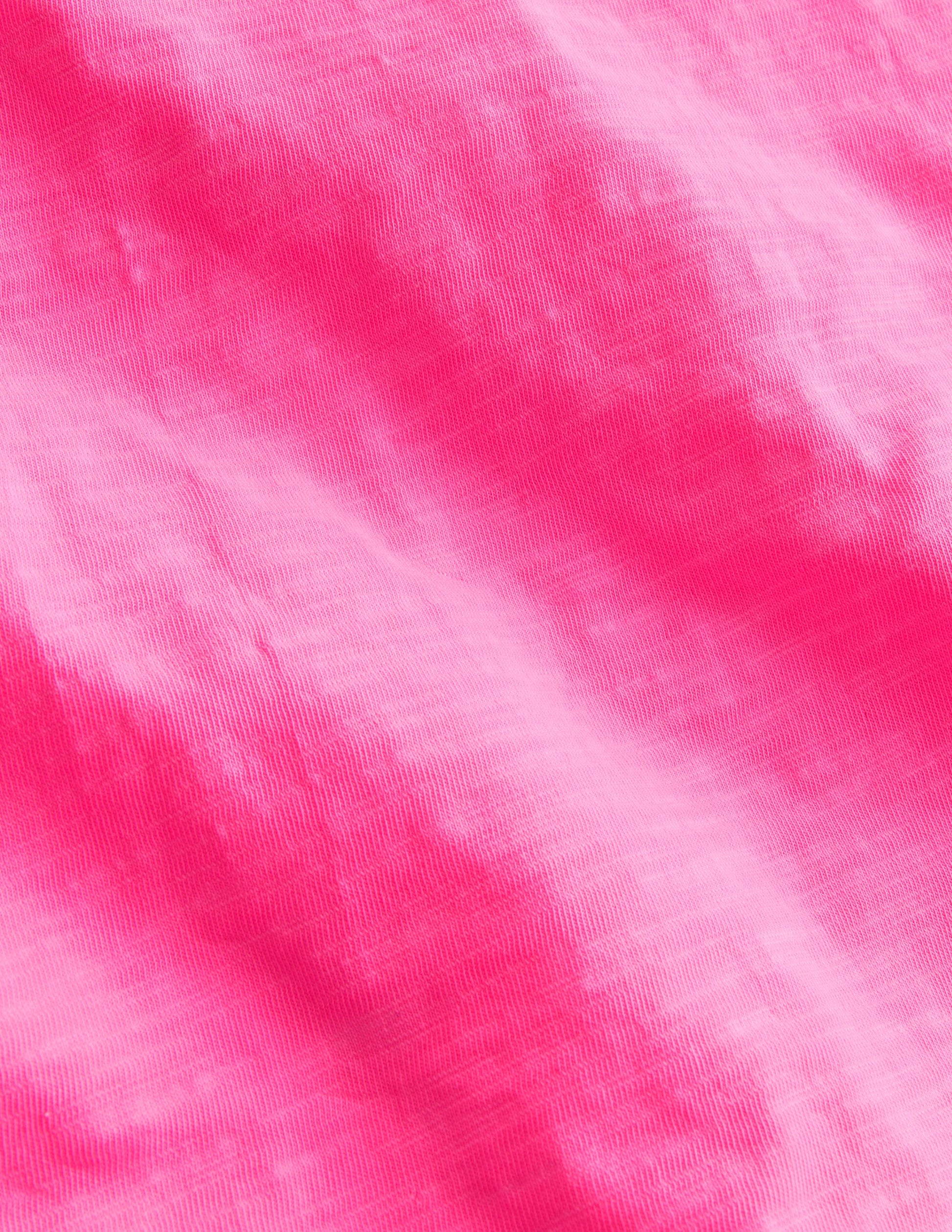 Lockeres T-Shirt in Neonfarben-Neonpink-3