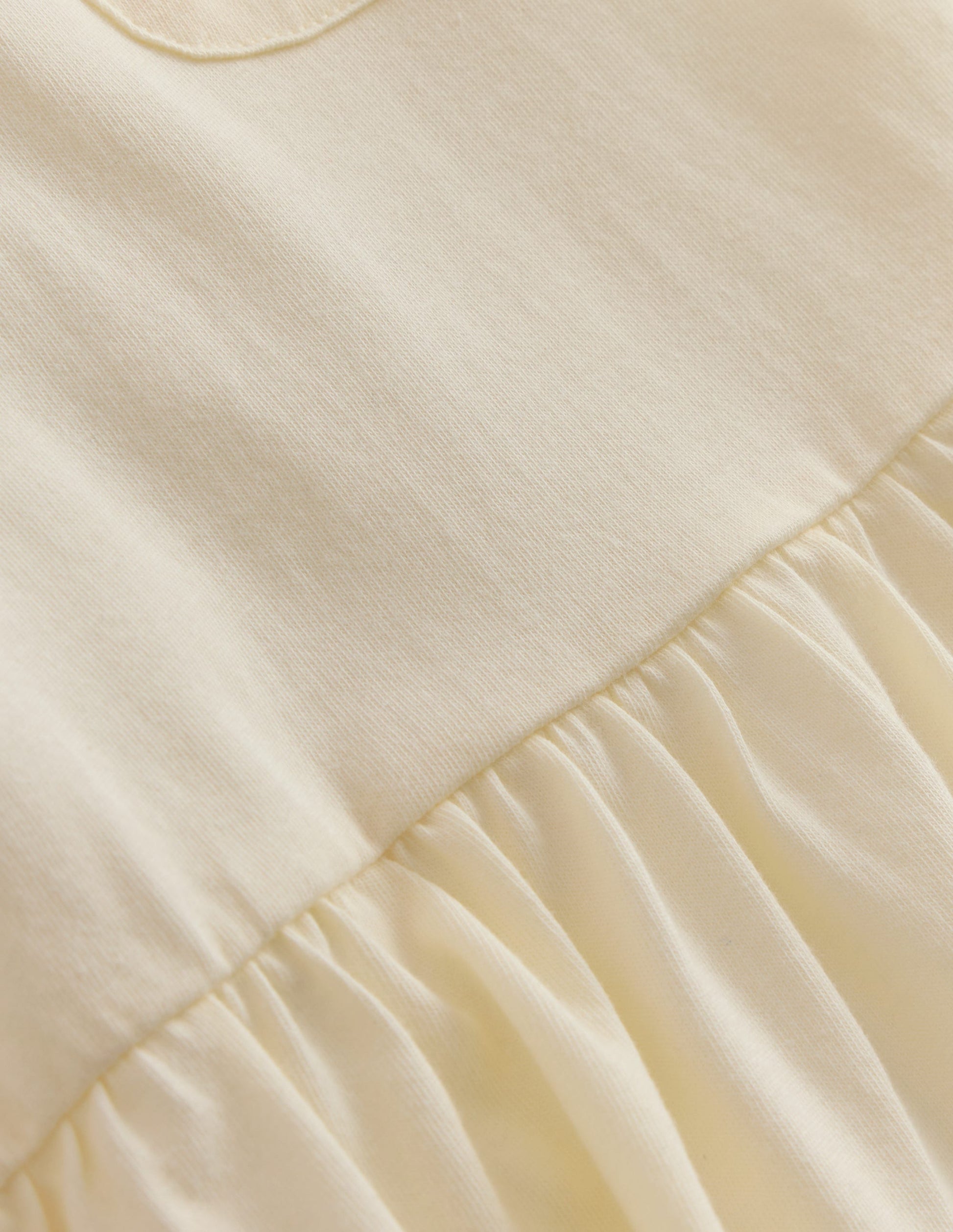 Kurzärmliges Oberteil mit Schößchen-Sanftes Naturweiß-3