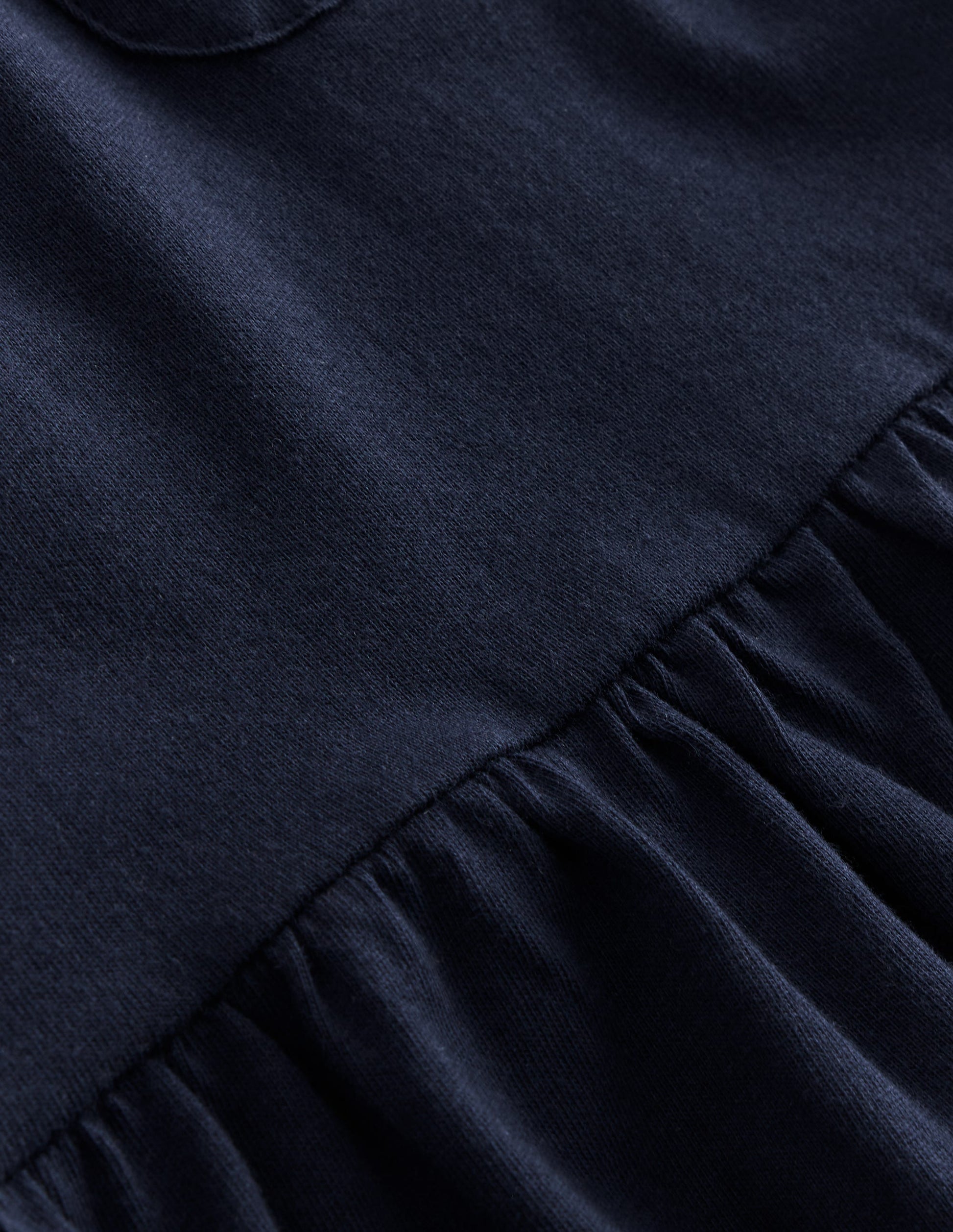 Kurzärmliges Oberteil mit Schößchen-Blazer-Marineblau-3