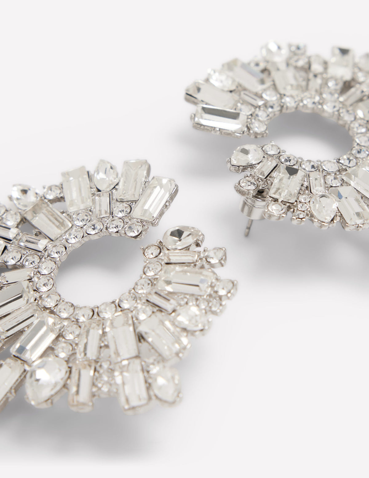 Jewel Garland Earrings-Clear - Image 4