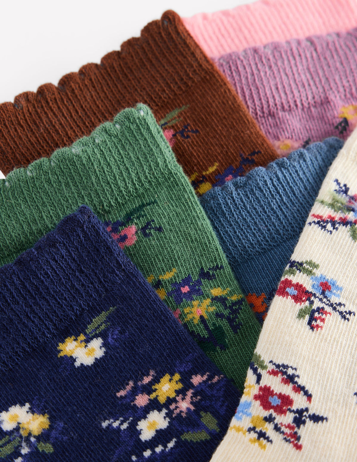 Socken im 7er-Pack-Kleiner Vintage-Blumenstrauß - Image 2