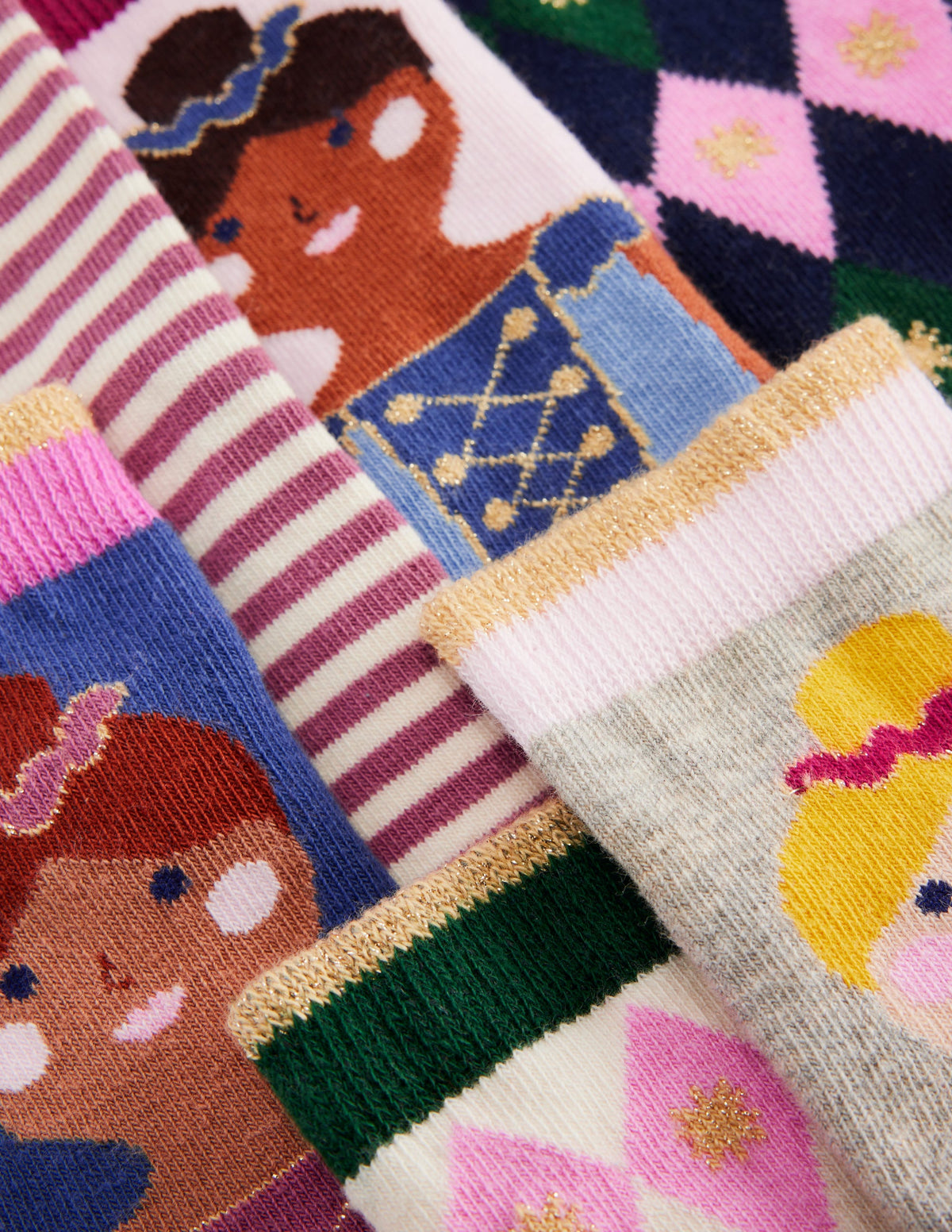 7-pack Socks-Nutcracker Ballet - Image 2