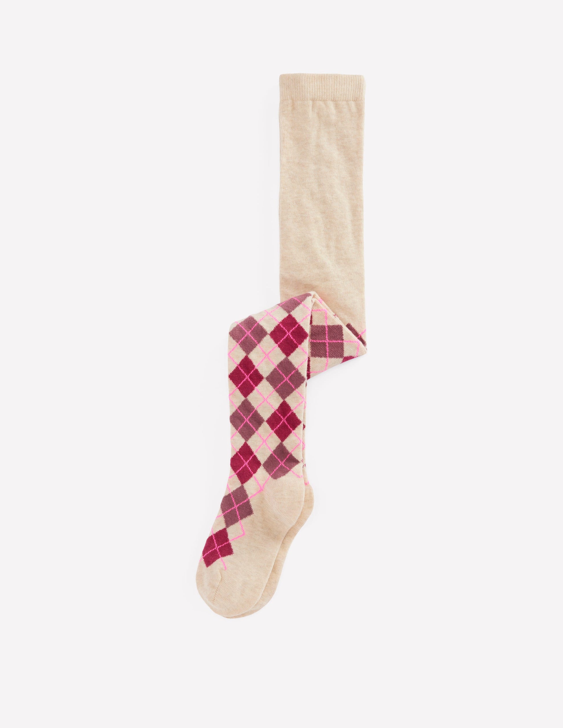 Gemusterte Strumpfhose-Argyle-Muster-1