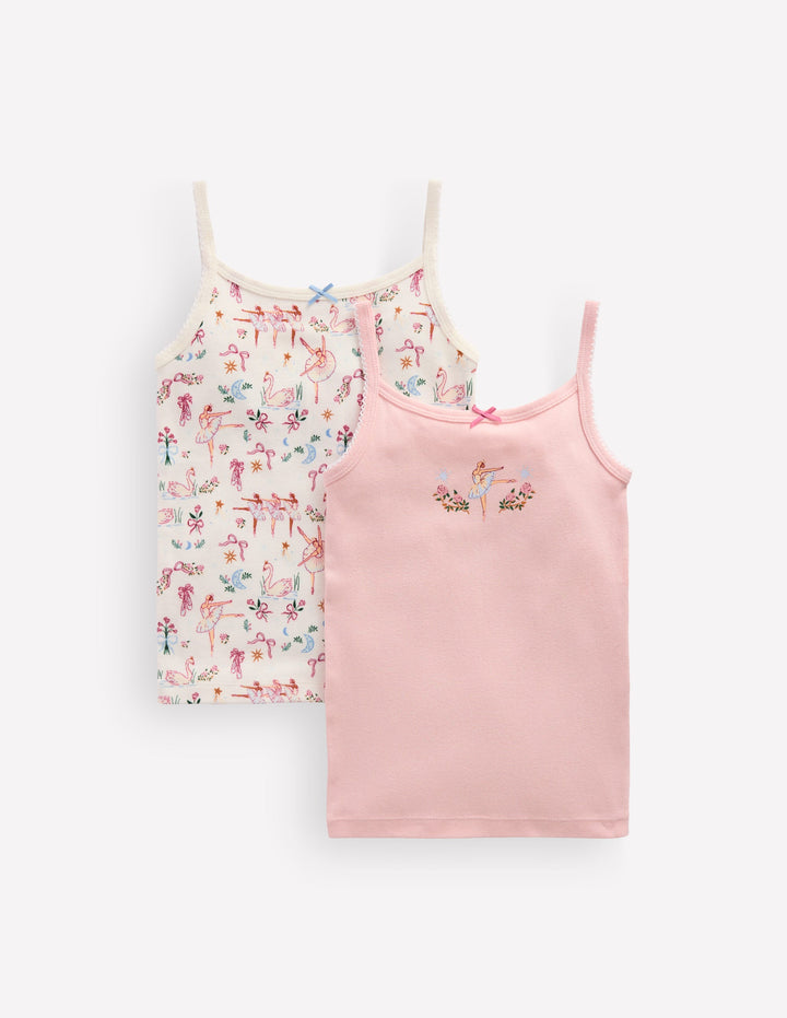 Baumwolltops im 2er-Pack-Ballerinas