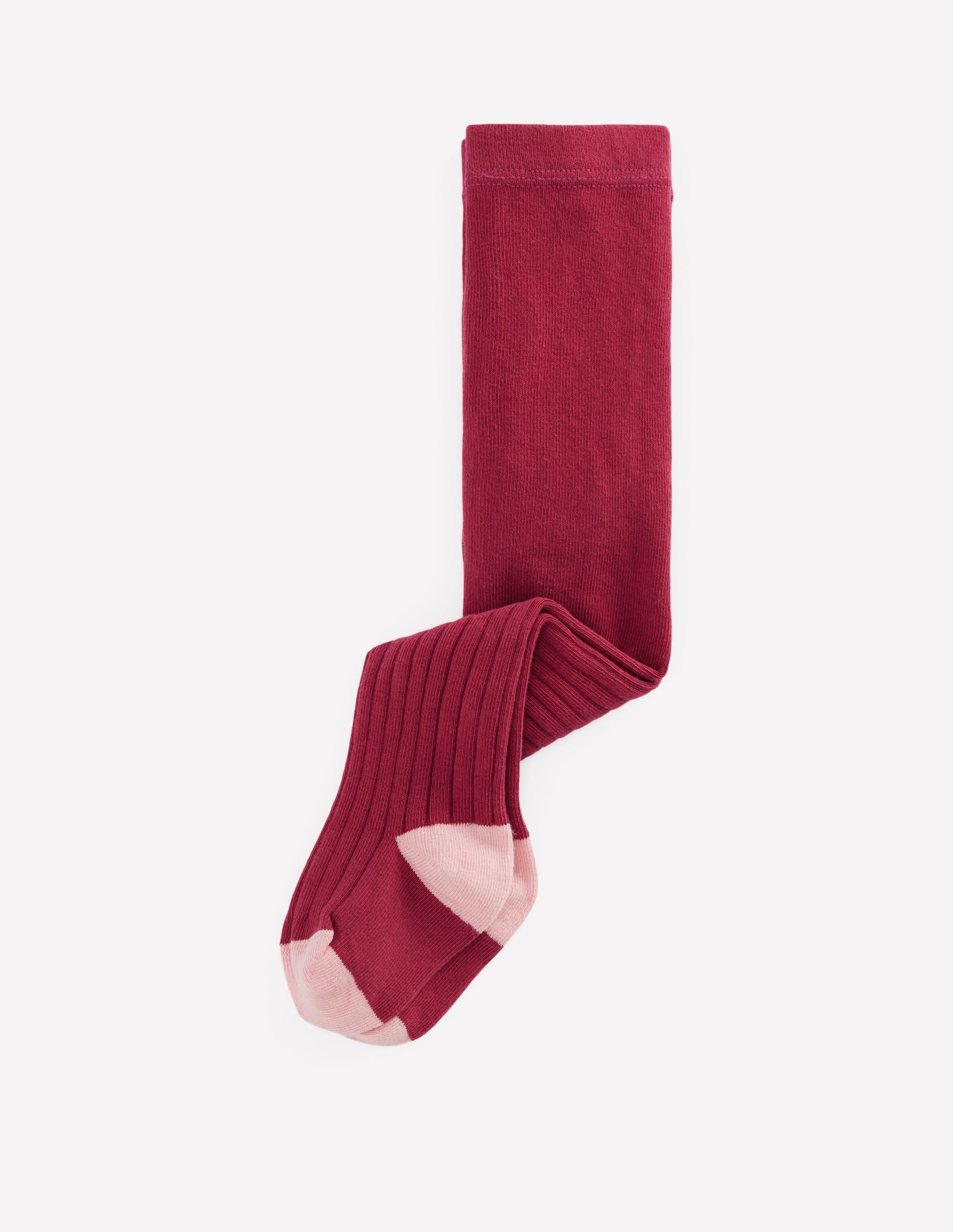 Gerippte Baby-Strumpfhose-Süßkirsche - Image 1