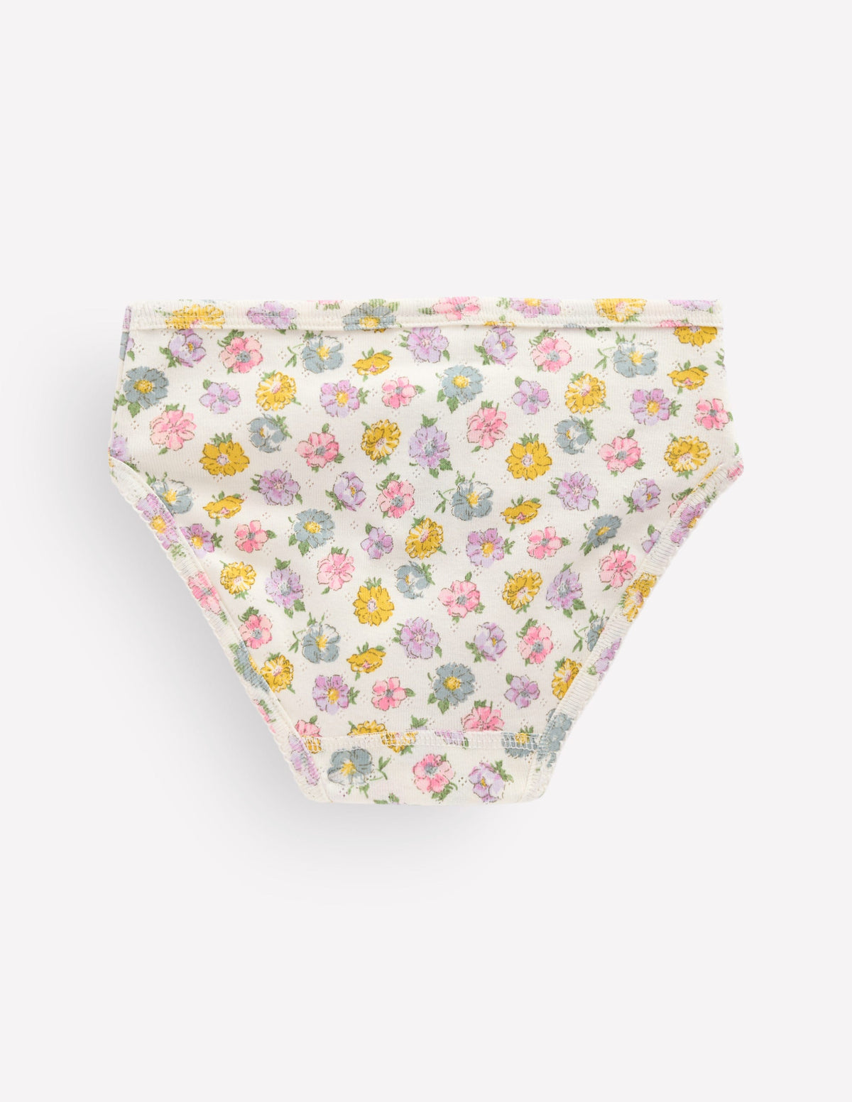 Pointelle-Unterhosen im 7er-Pack-Rosa Blumenmuster-2