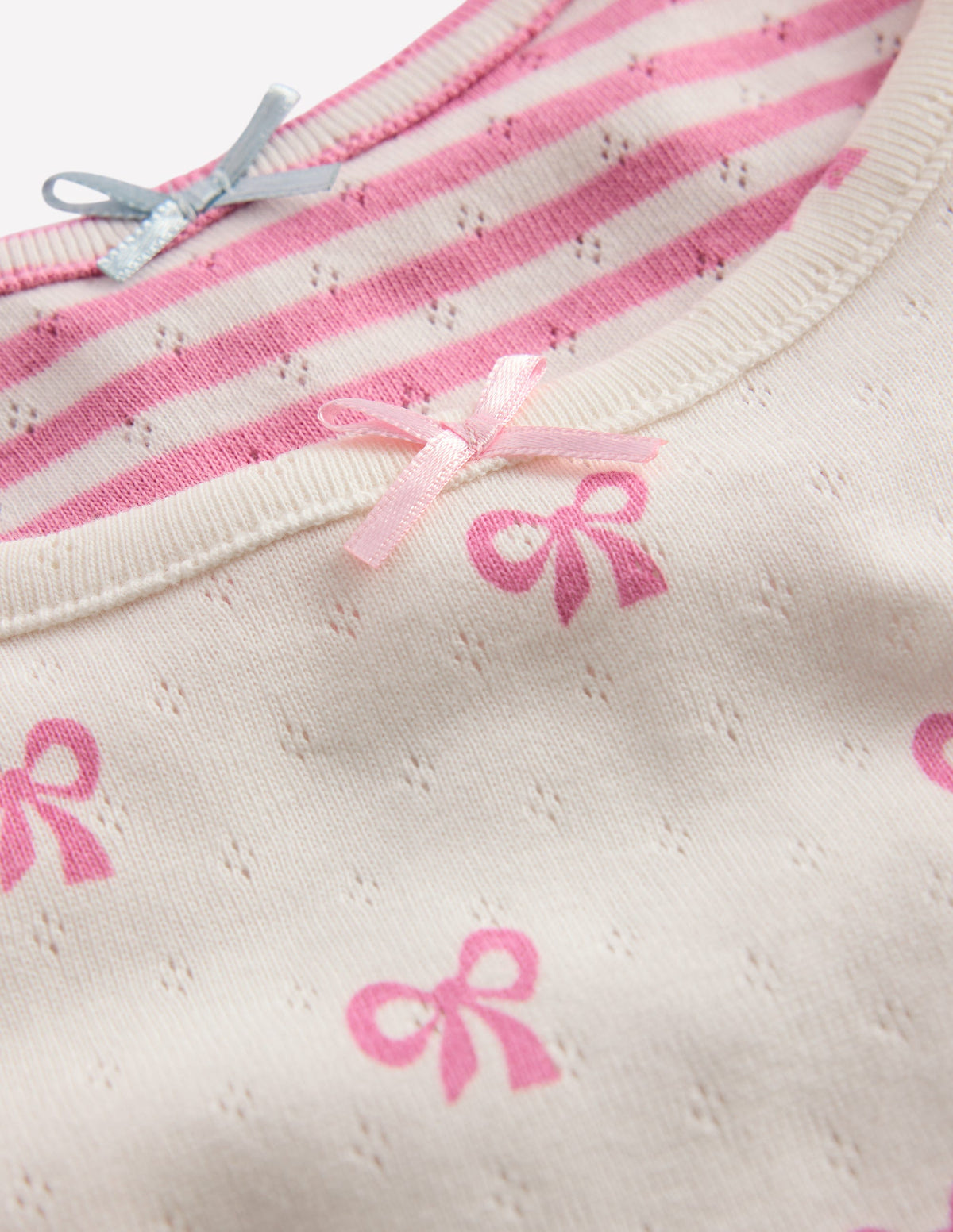 2-pack Pointelle Vests-Bows - Image 3