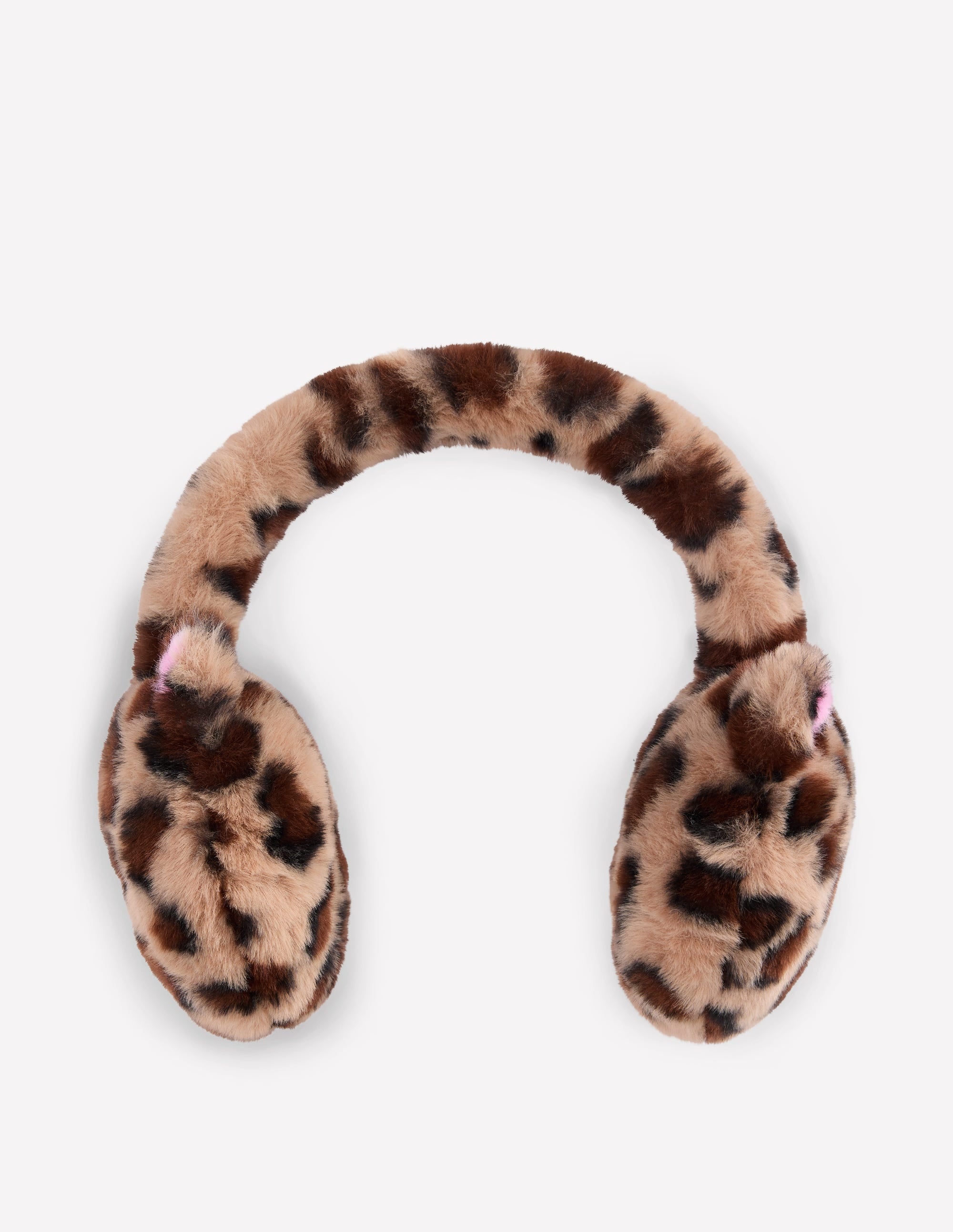 Originelle Ohrenschützer-Mohair, Leopardenmuster - Image 1