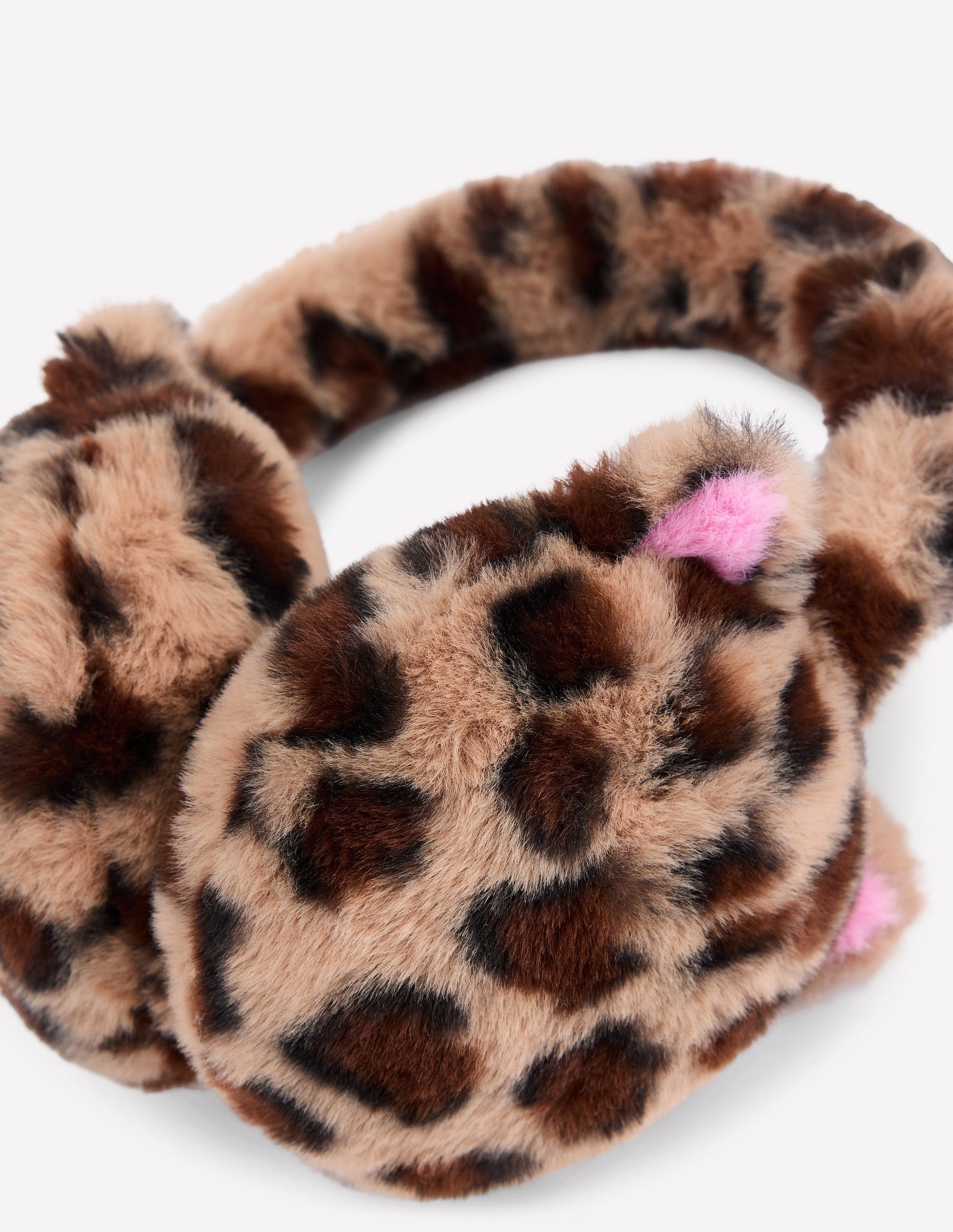 Originelle Ohrenschützer-Mohair, Leopardenmuster-2