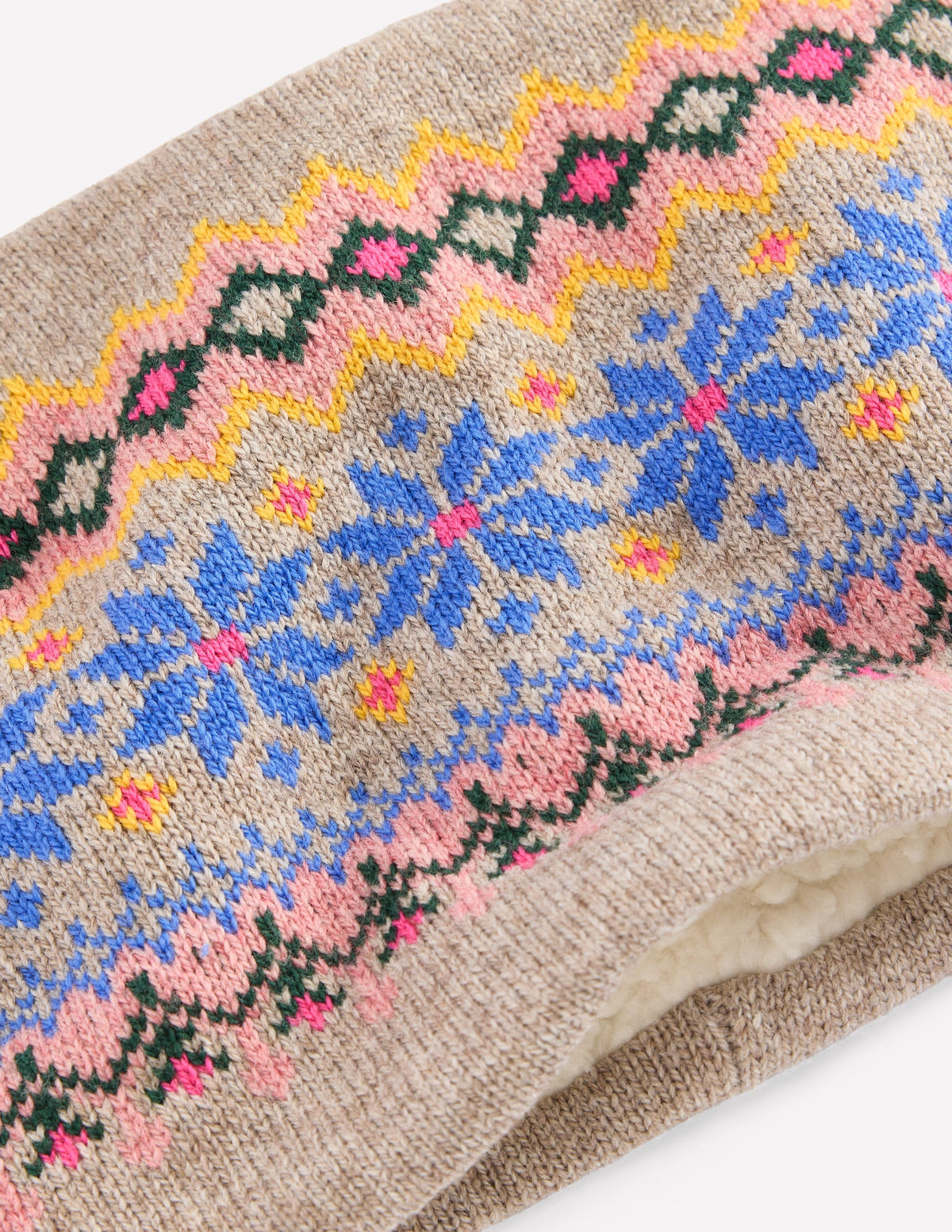 Snood motif jacquard-Gris agate-2