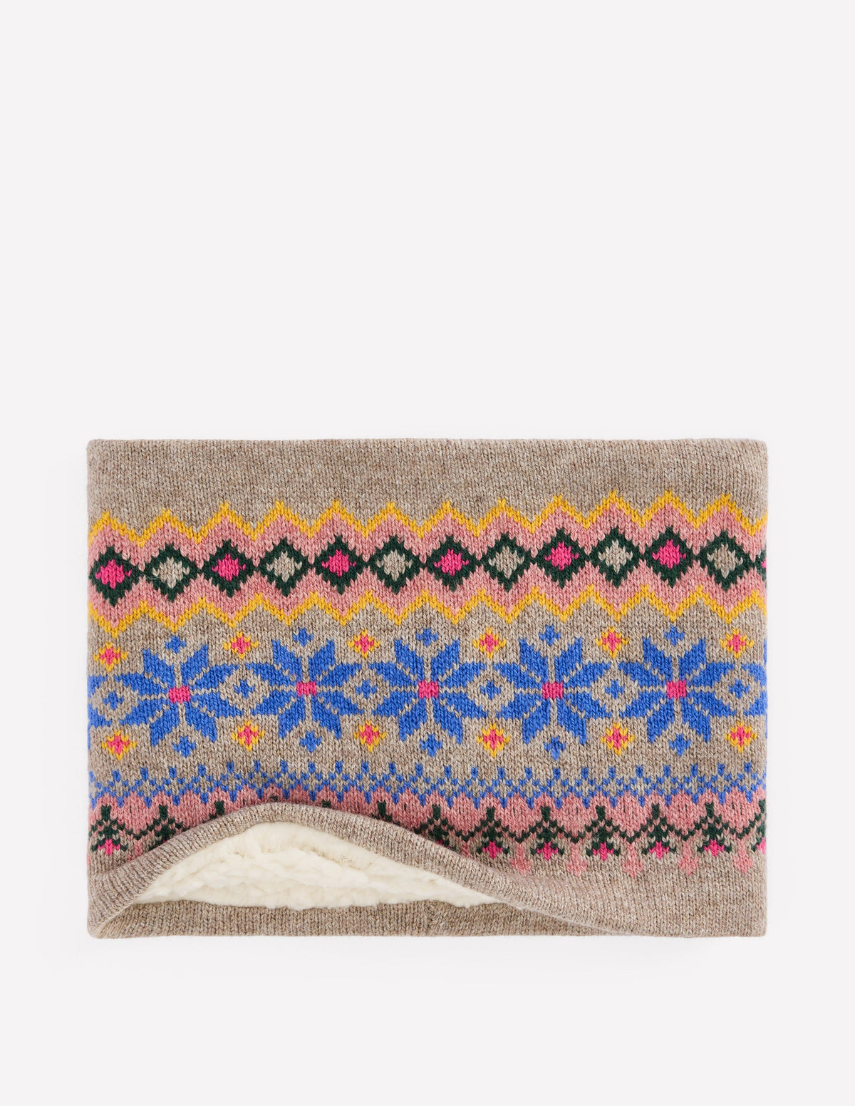 Snood motif jacquard-Gris agate - Image 3
