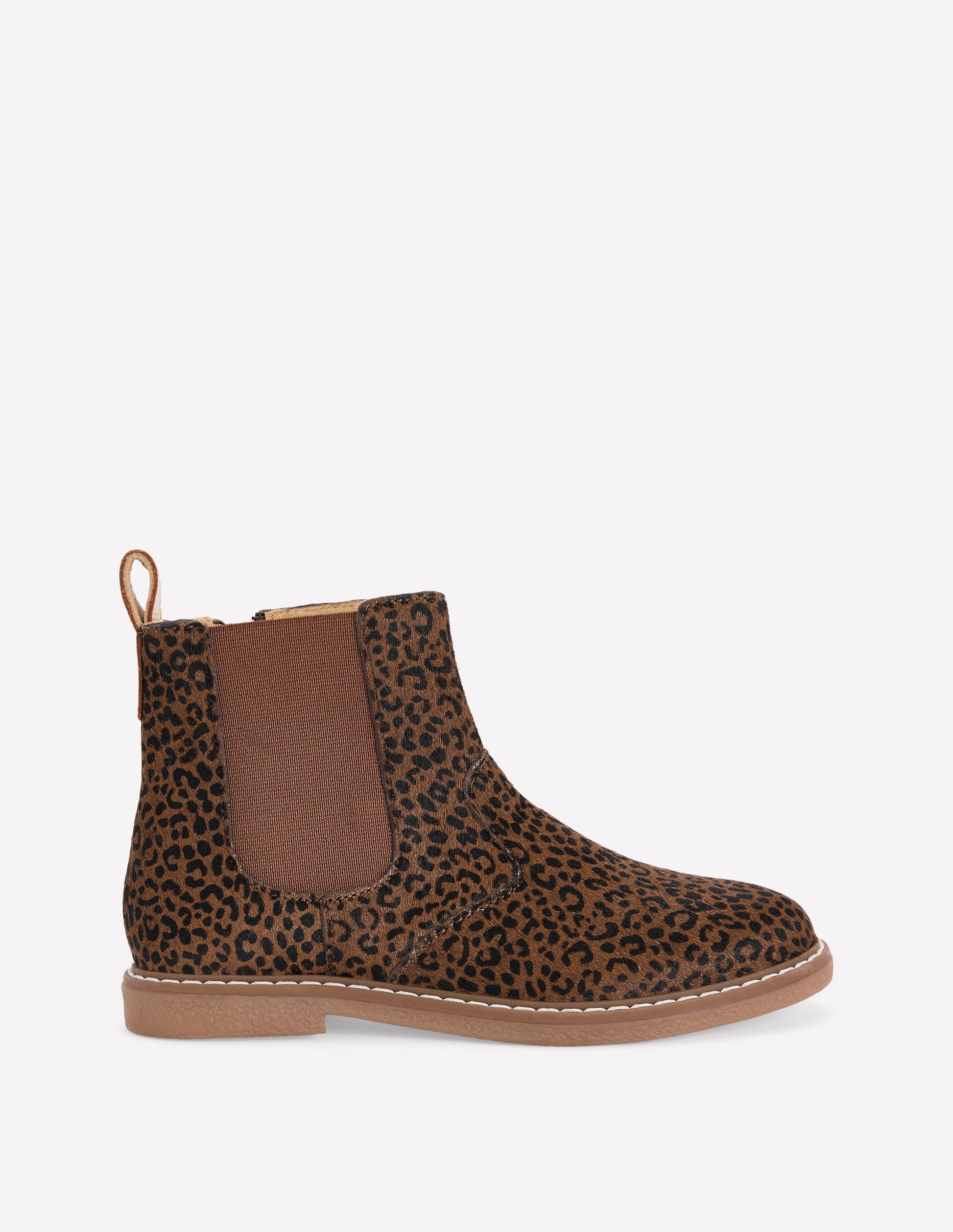 Chelsea-Stiefel aus Leder-Mohair, Leopardenmuster-1