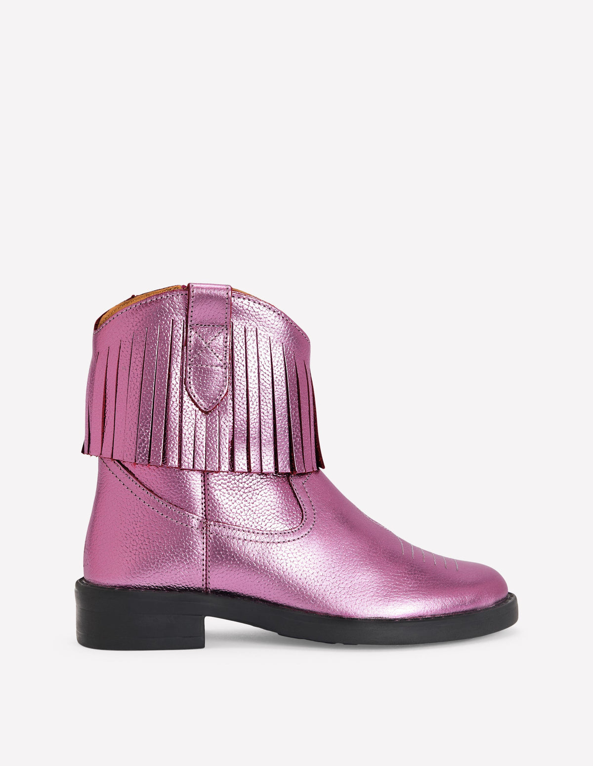 Westernstiefel-Rosa-Metallic - Image 1