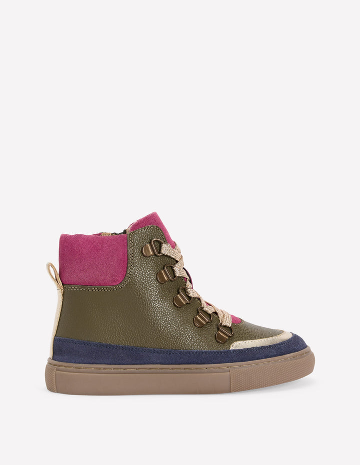 Schnürstiefel-Braunschweigisches Grün