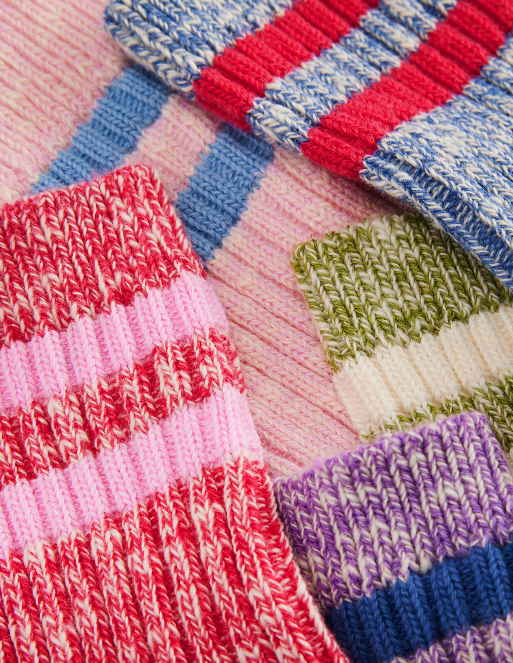 Socken im 5er-Pack-Bunt Gestreift-2