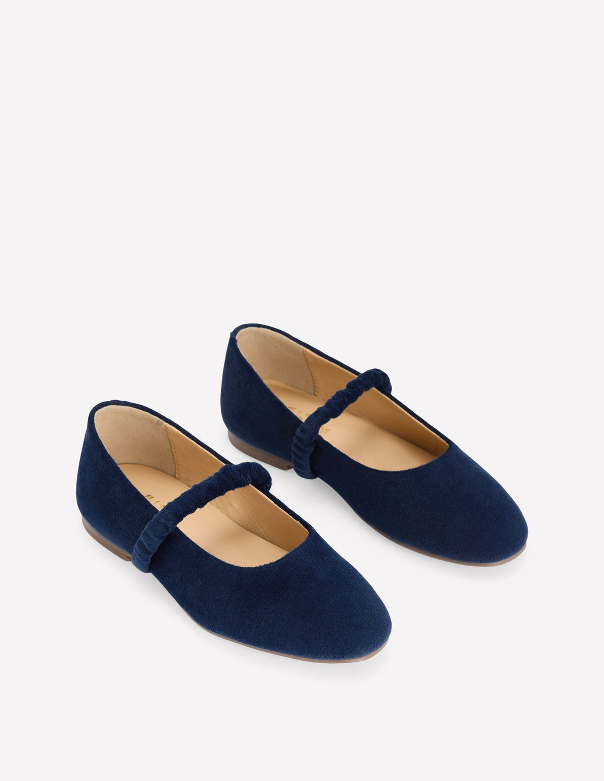 Mary Janes aus Samt-Schuluniform-Marineblau - Image 2