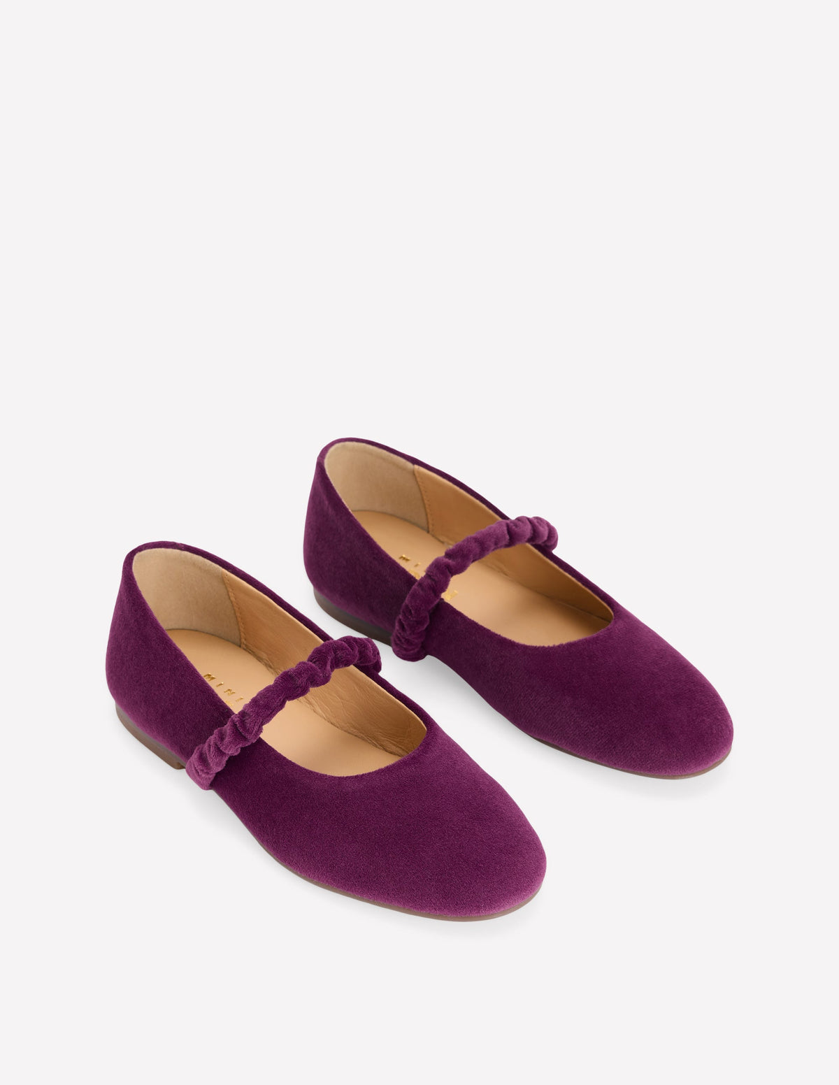 Mary Janes aus Samt-Dunkelviolett-2
