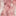 Strickschal im Triangel-Style-Rosa Meliert Streifen