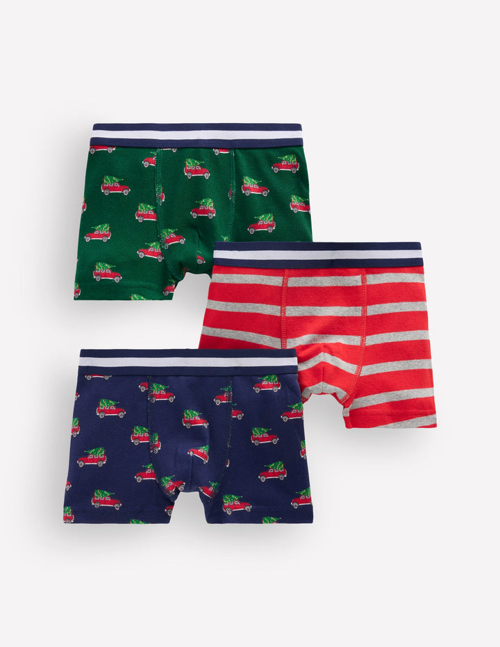 Boxershorts im 3er-Pack-Festlich