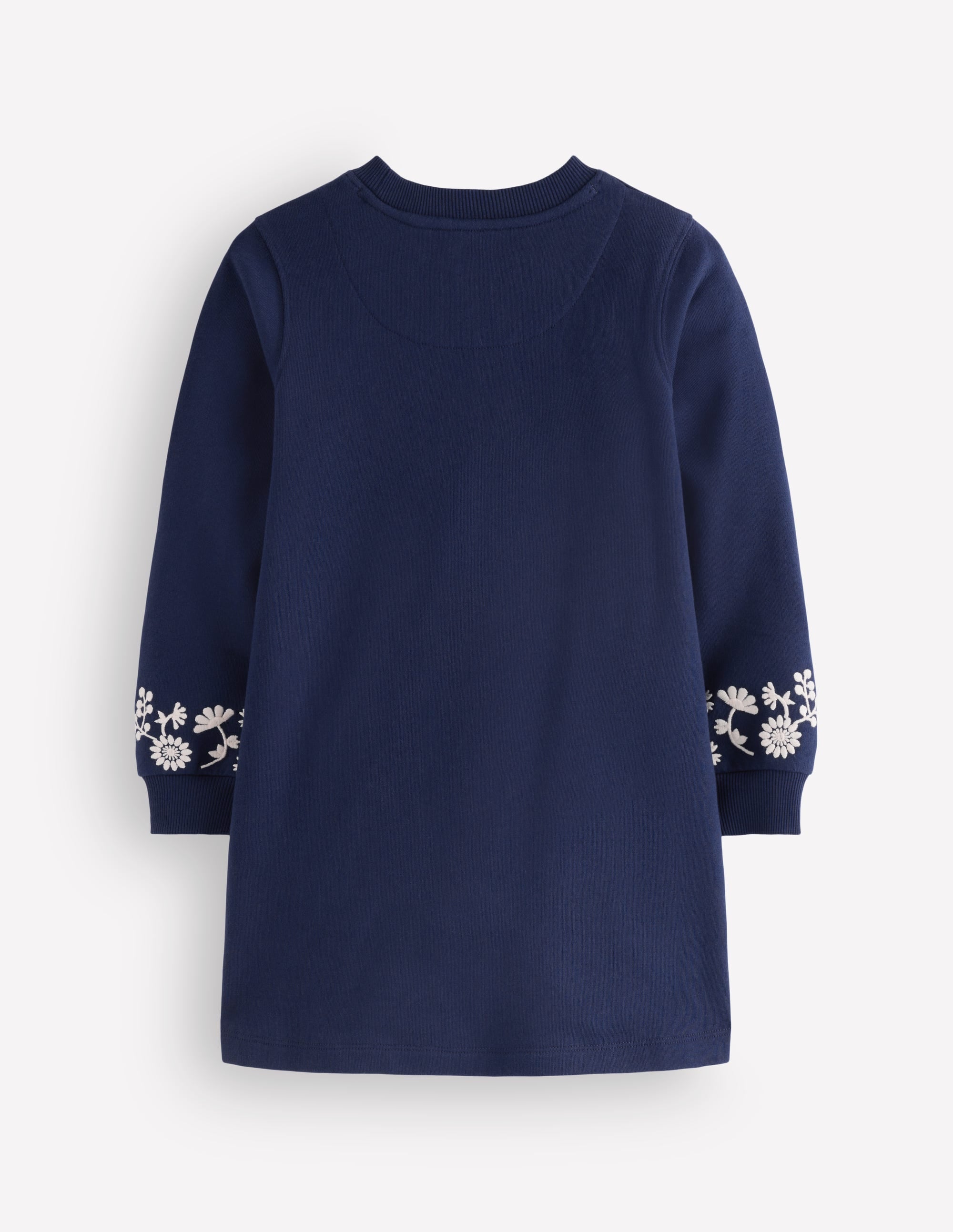Ida Sweatshirtkleid mit Applikation-Marineblau Blumenstickerei - Image 2